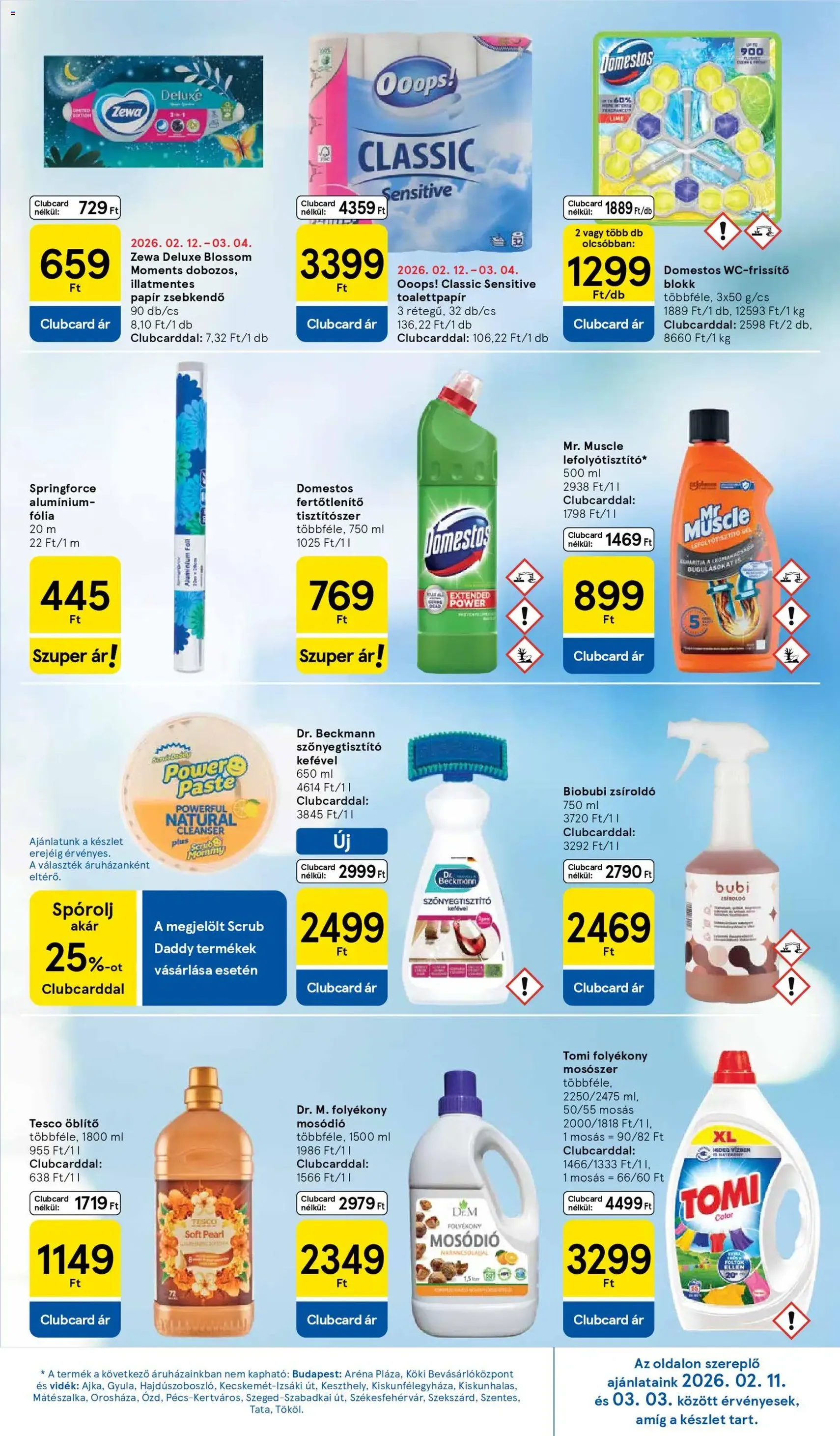 Tesco Hipermarket - Akciós újság - 2026.02.26. érvényes szórólap 23 oldal 28 oldalból