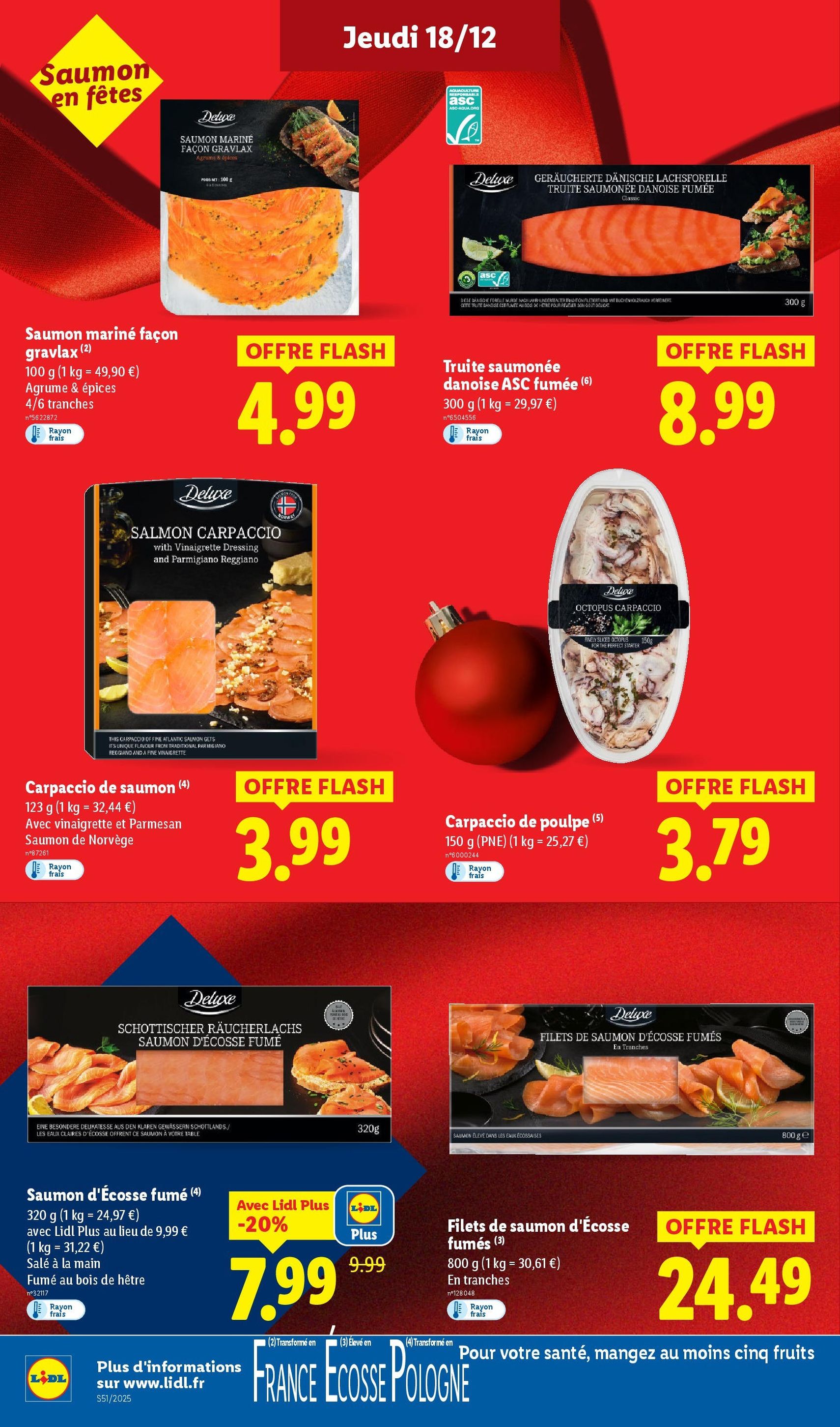 LIDL catalogue semaine 51 - brochure valable à partir du 18/12/2025, page 18 sur 87