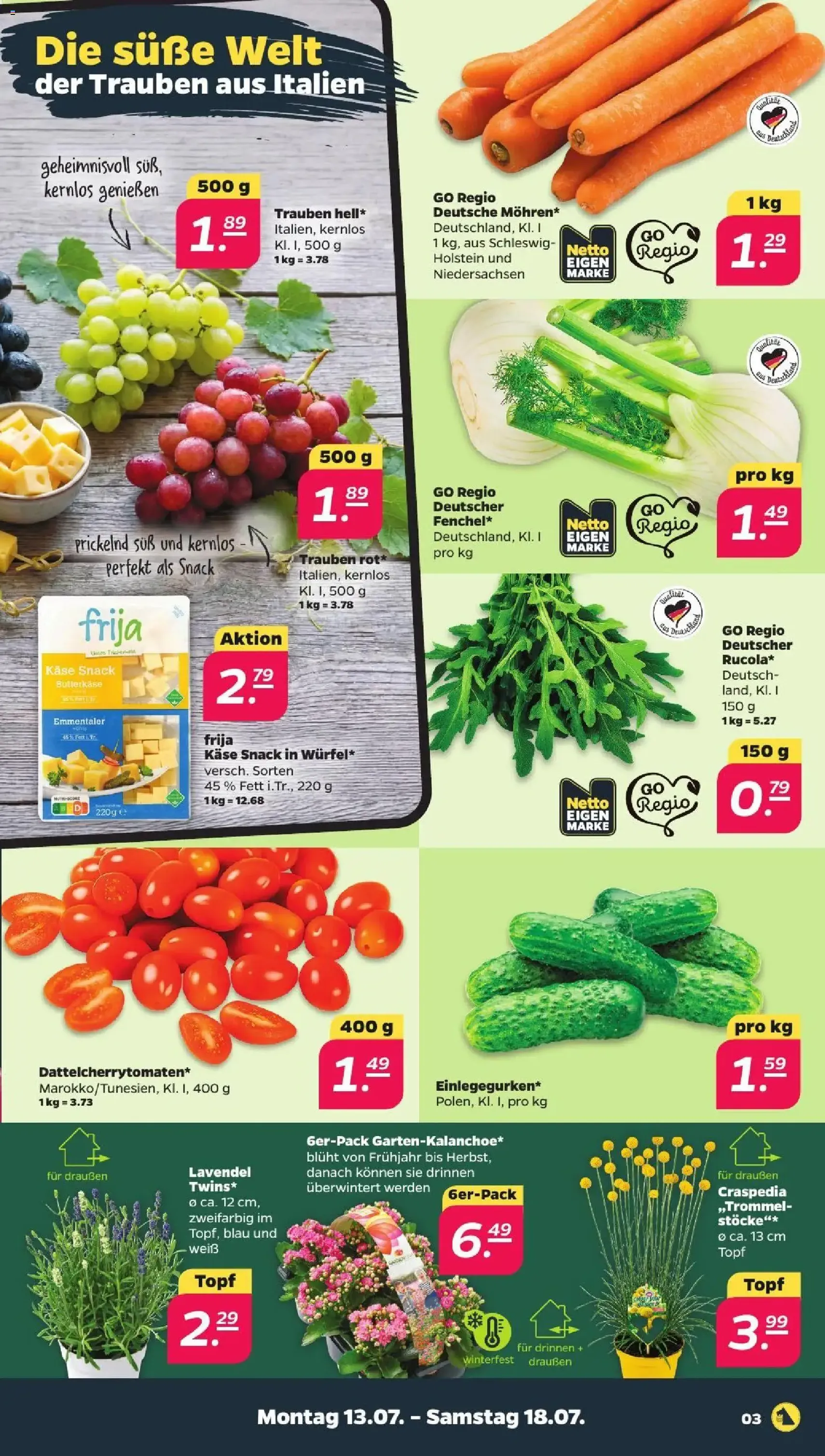 Netto Prospekt - Gültiger Prospekt ab 13.07.2026, Seite 3 von insgesamt 36