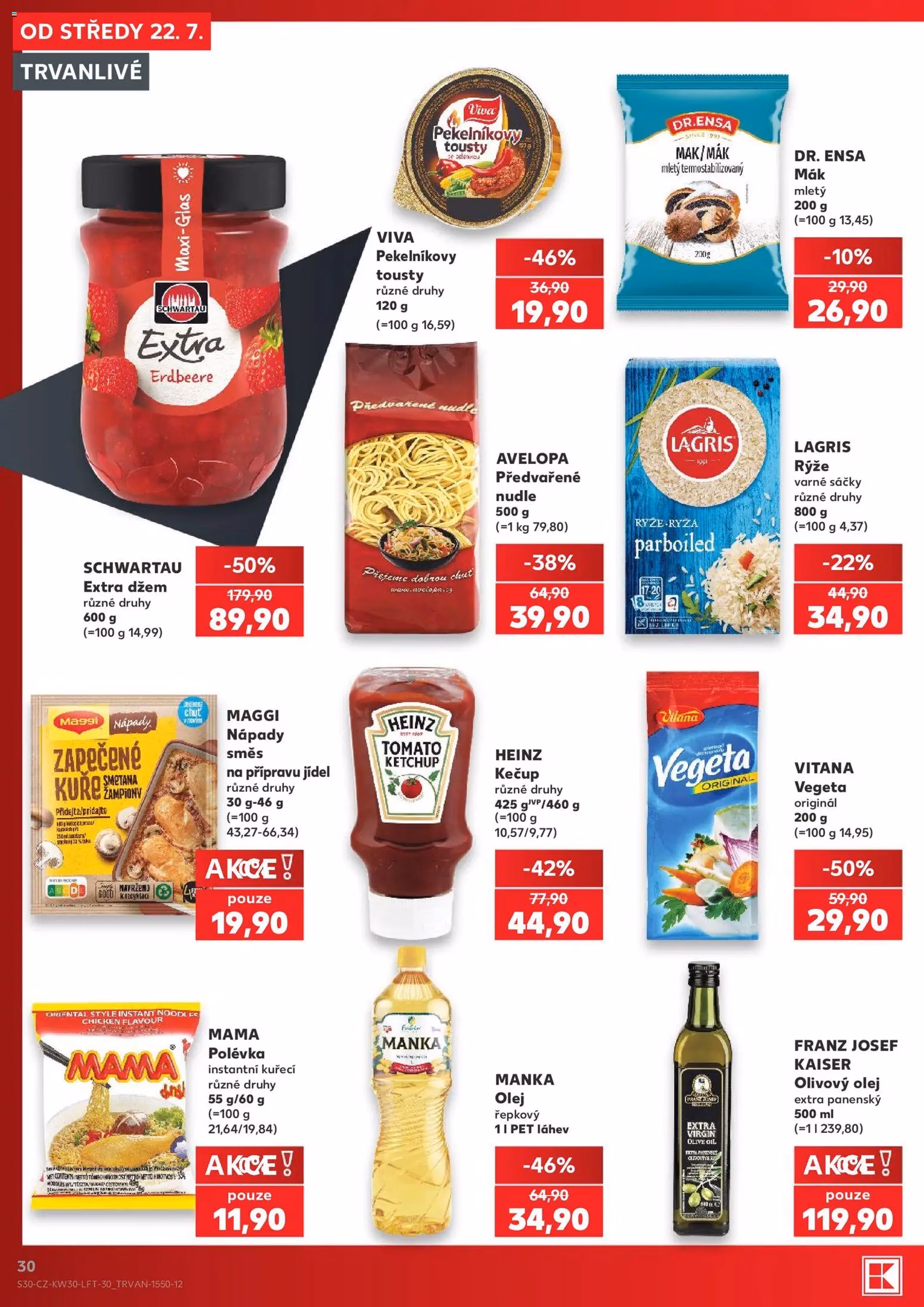 Kaufland leták - platný leták od 22.07.2026 strana 30 z 52