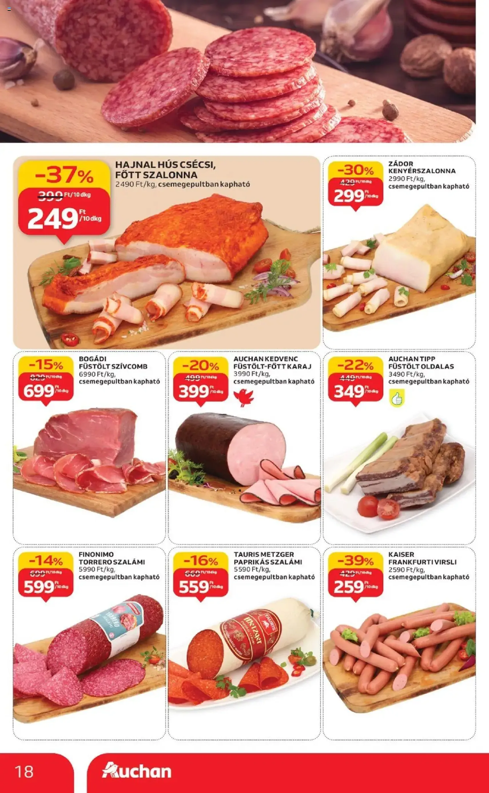 Auchan Akciós újság - 2025.09.04. érvényes szórólap 18 oldal 52 oldalból Auchan Akciós újság - 2025.09.04. érvényes szórólap 18 oldal 52 oldalból