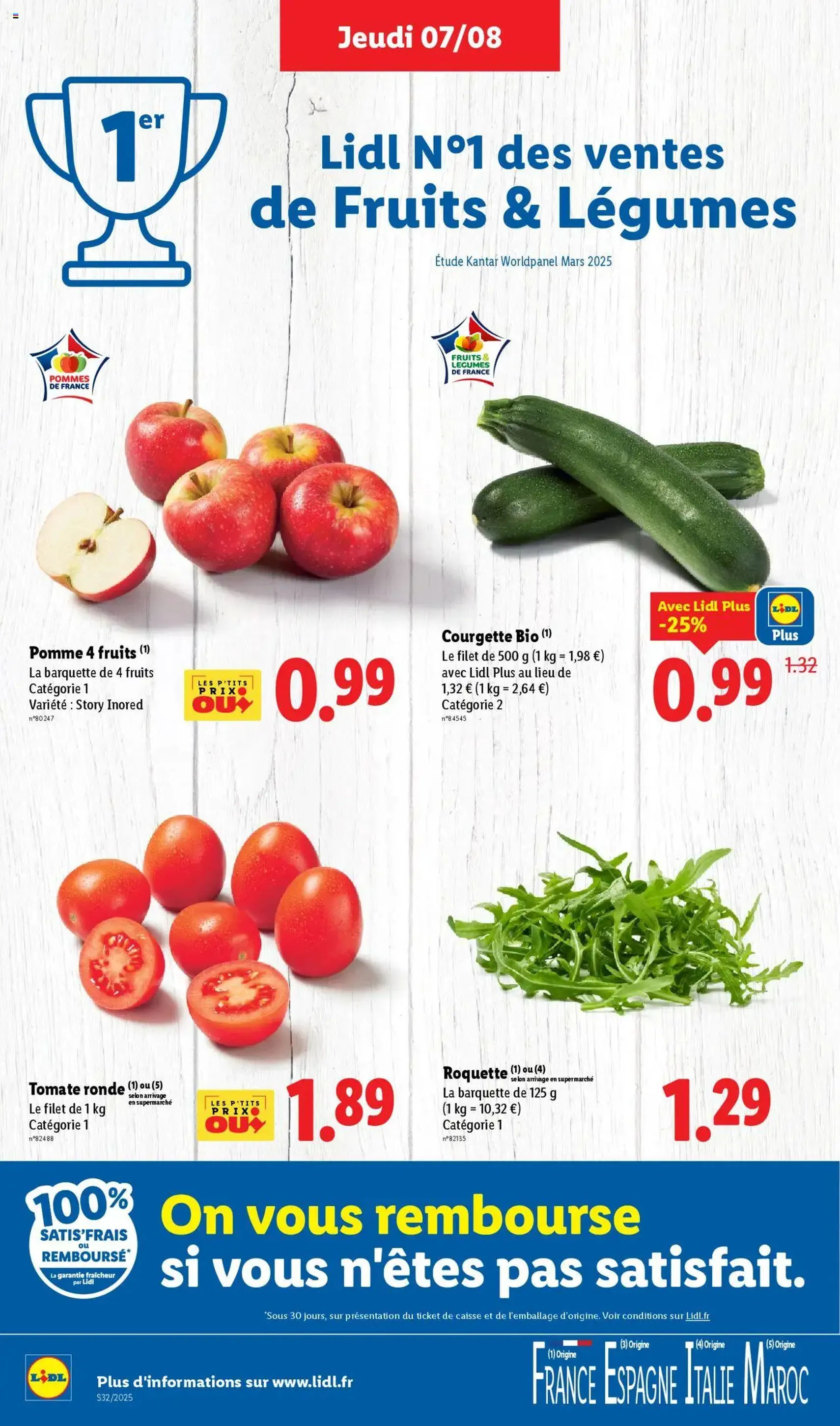LIDL catalogue semaine 31 - brochure valable à partir du 07/08/2025, page 4 sur 76 LIDL catalogue semaine 31 - brochure valable à partir du 07/08/2025, page 4 sur 76