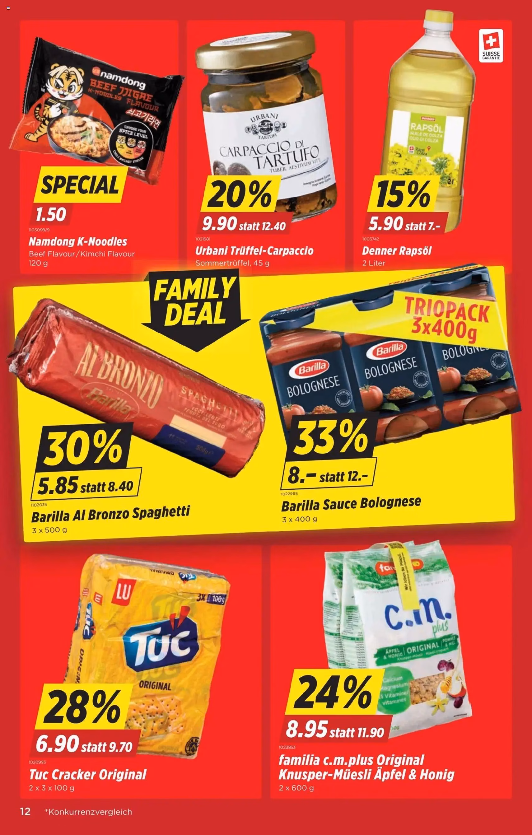 Denner Aktionen - Gültiger Prospekt ab 04.11.2025, Seite 12 von insgesamt 24