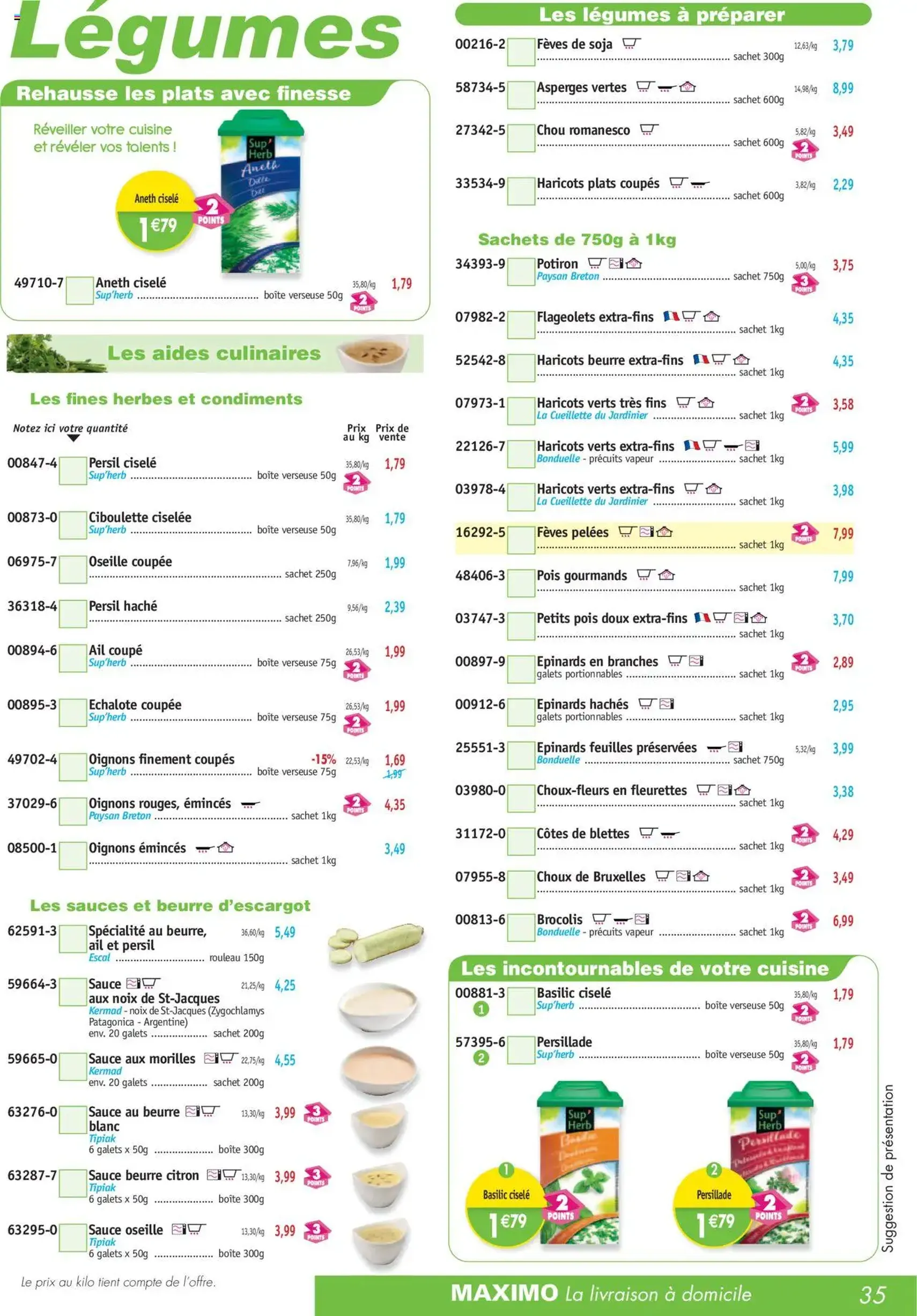 Maximo catalogue - brochure valable à partir du 26/09/2025, page 35 sur 64 Maximo catalogue - brochure valable à partir du 26/09/2025, page 35 sur 64