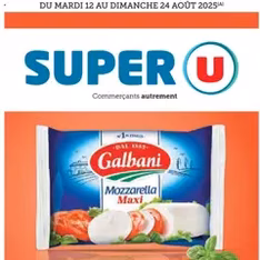 Super U catalogue - Prévisualisation du catalogue valable à partir du 12/08/2025