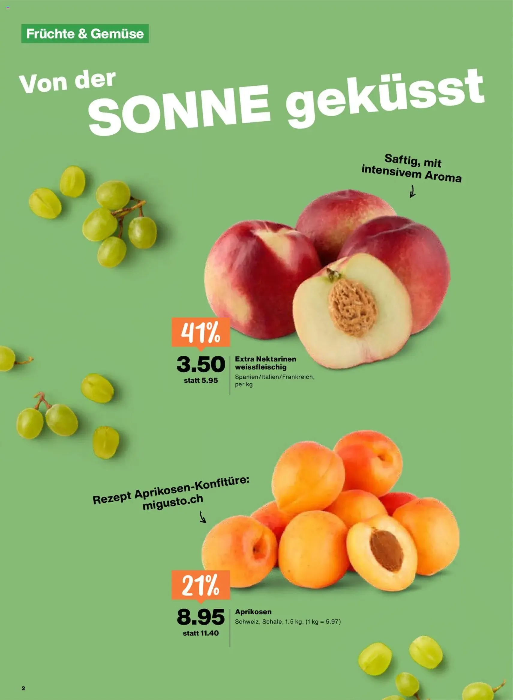 Migros aktionen - Gültiger Prospekt ab 30.07.2026, Seite 2 von insgesamt 24