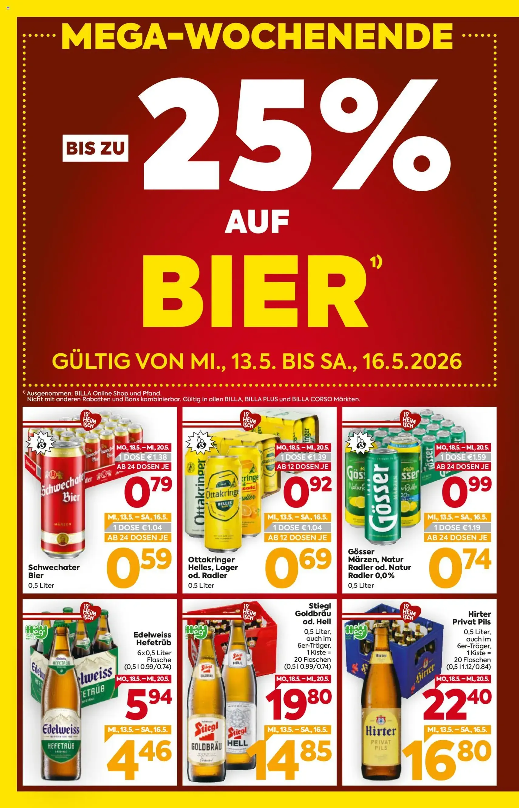 Billa - Flugblatt - Gültiger Prospekt ab 13.05.2026, Seite 2 von insgesamt 20