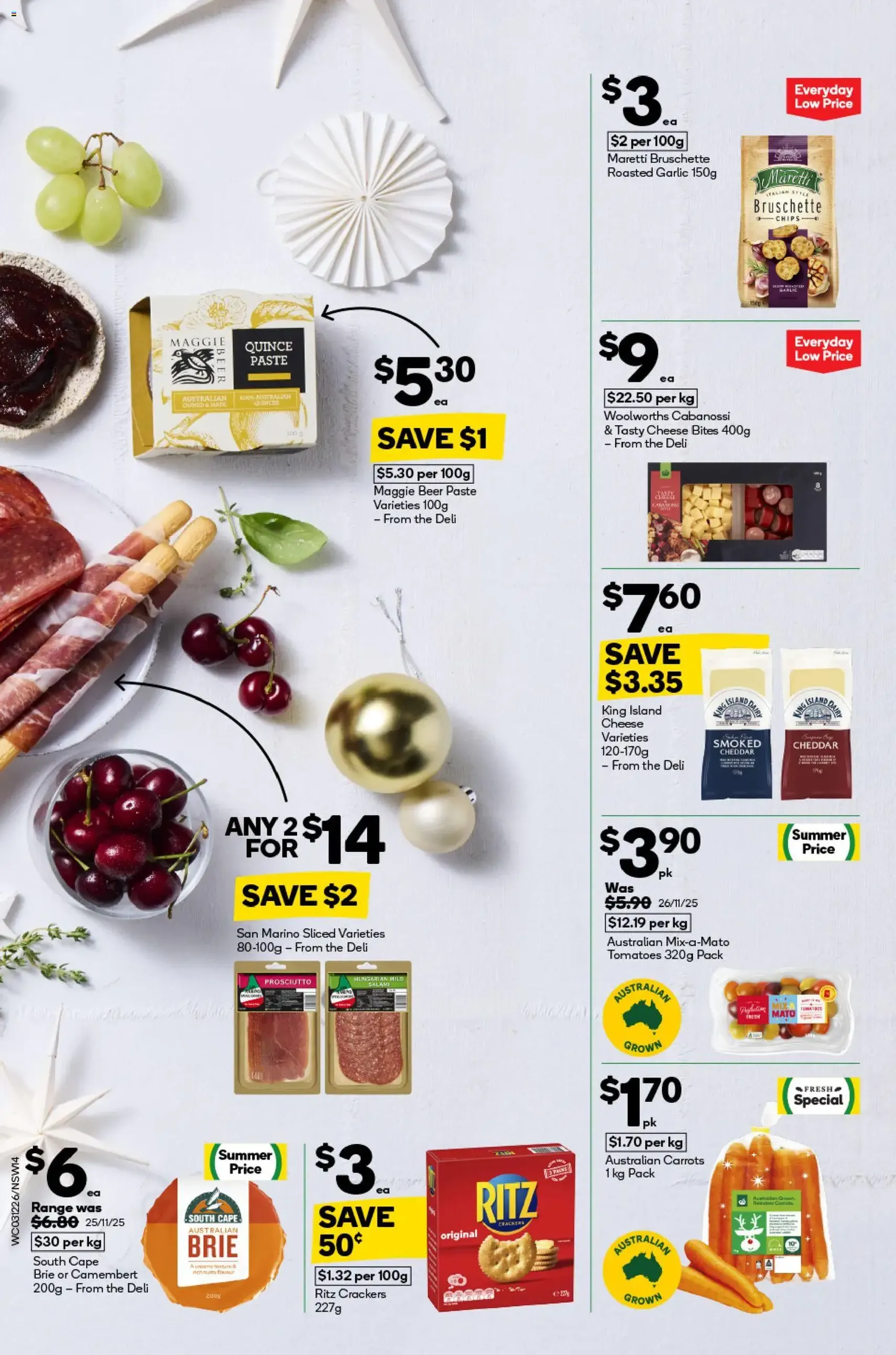 Weekly catalogue Woolworths 03/12 - valid flyer from 03/12/2025, page 14 of 56
