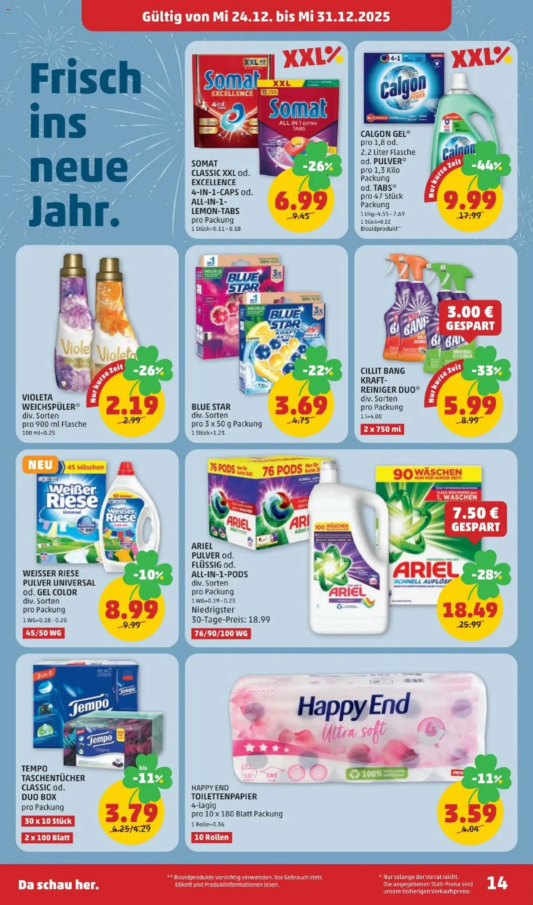 Penny Markt Flugblatt - Gültiger Prospekt ab 24.12.2025, Seite 14 von insgesamt 24