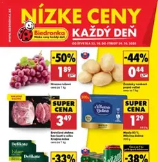 Biedronka leták - náhľad letáku platný od 23.10.2025