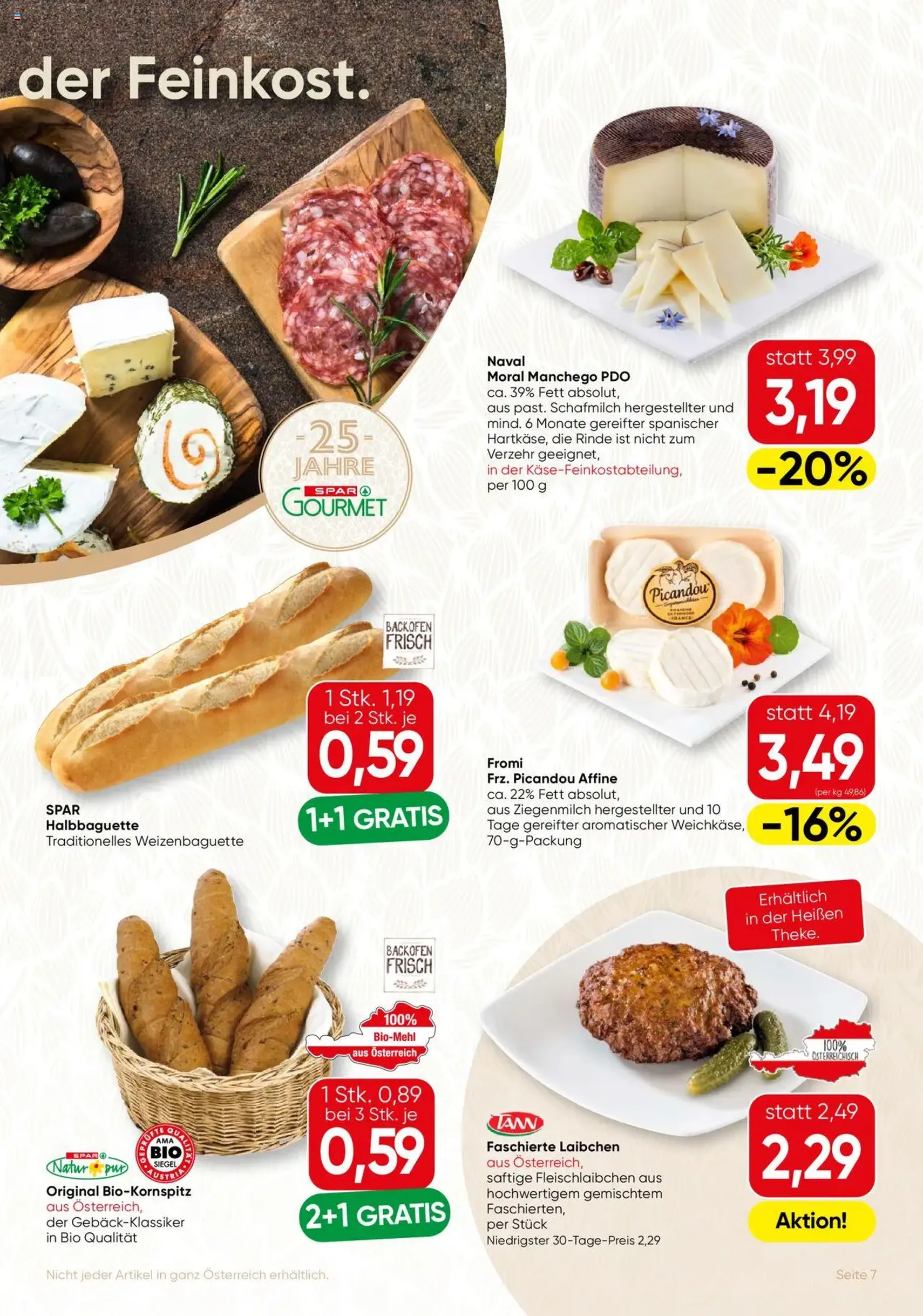 SPAR Gourmet Flugblatt - Gültiger Prospekt ab 25.09.2025, Seite 7 von insgesamt 12