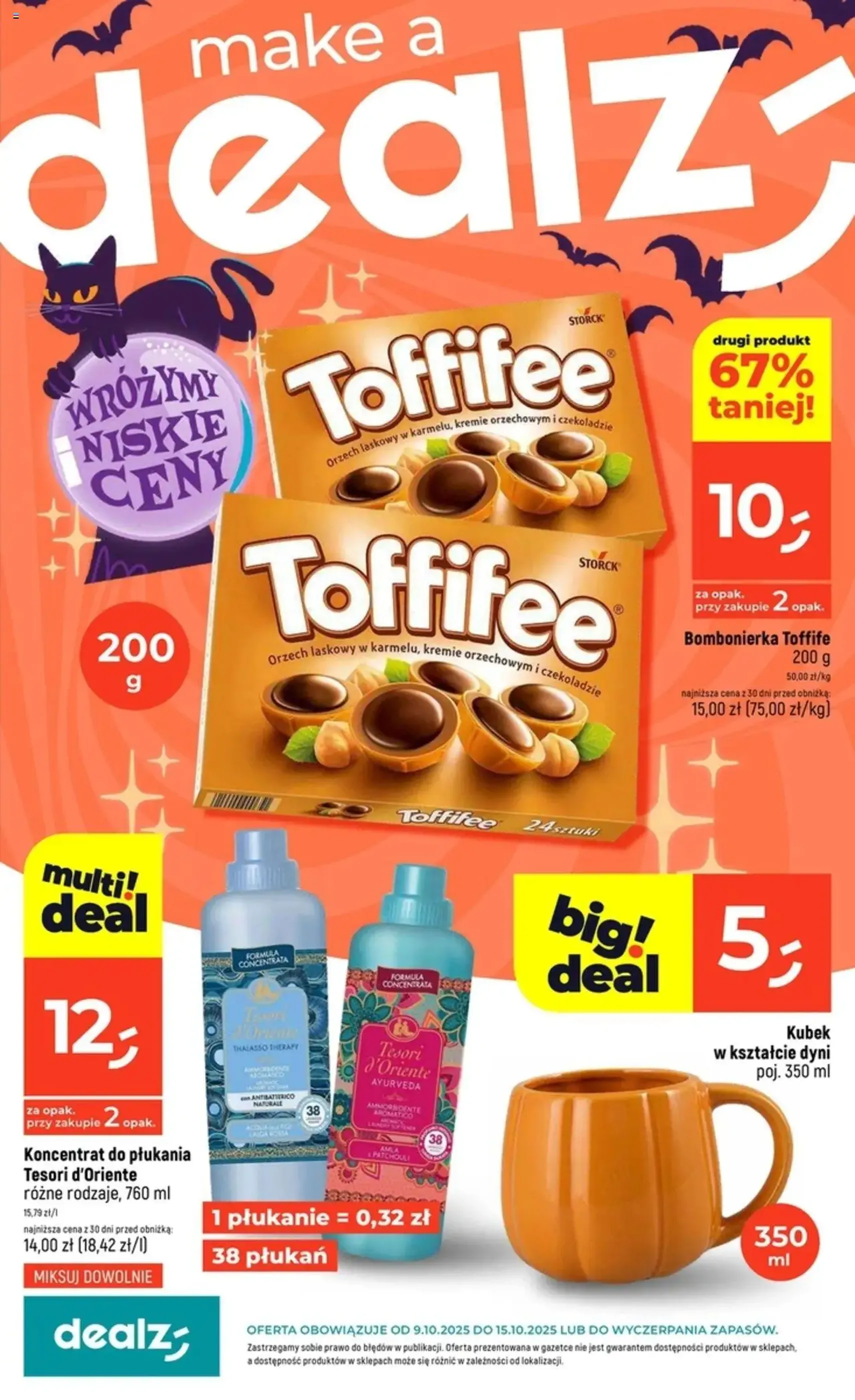 Dealz Gazetka - ważny gazetka od 09.10.2025 strona 1 z 45