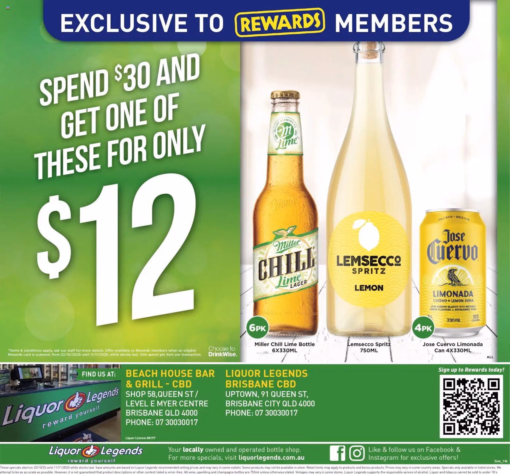Liquor Legends Catalogue Brisbane - valid flyer from 22/10/2025, page 8 of 8 Liquor Legends Catalogue Brisbane - valid flyer from 22/10/2025, page 8 of 8
