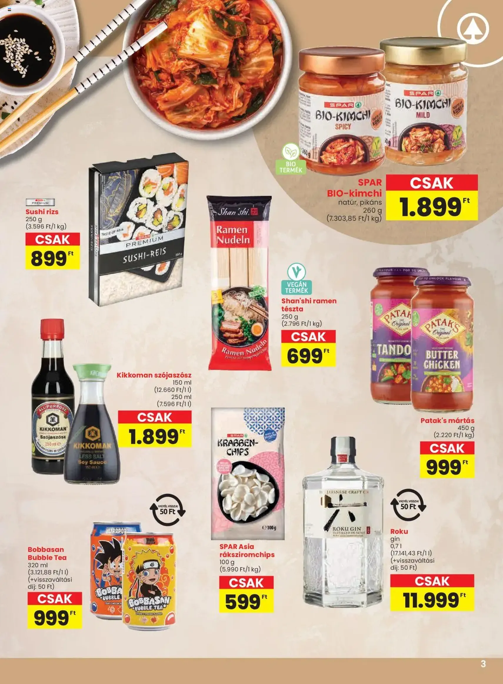 Spar Akciós újság - 2025.10.02. érvényes szórólap 3 oldal 18 oldalból Spar Akciós újság - 2025.10.02. érvényes szórólap 3 oldal 18 oldalból