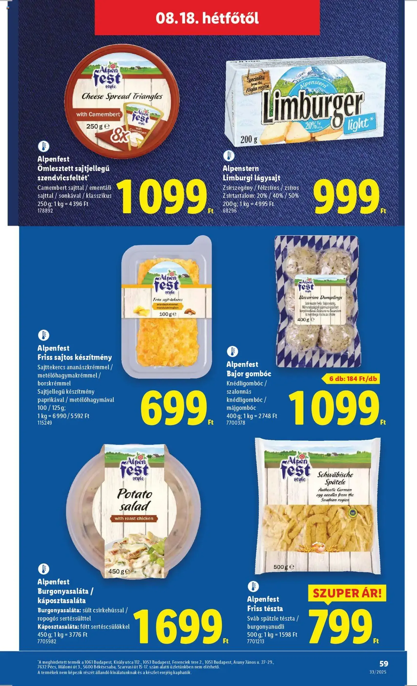 Lidl Akciós újság - 2025.08.14. érvényes szórólap 59 oldal 64 oldalból