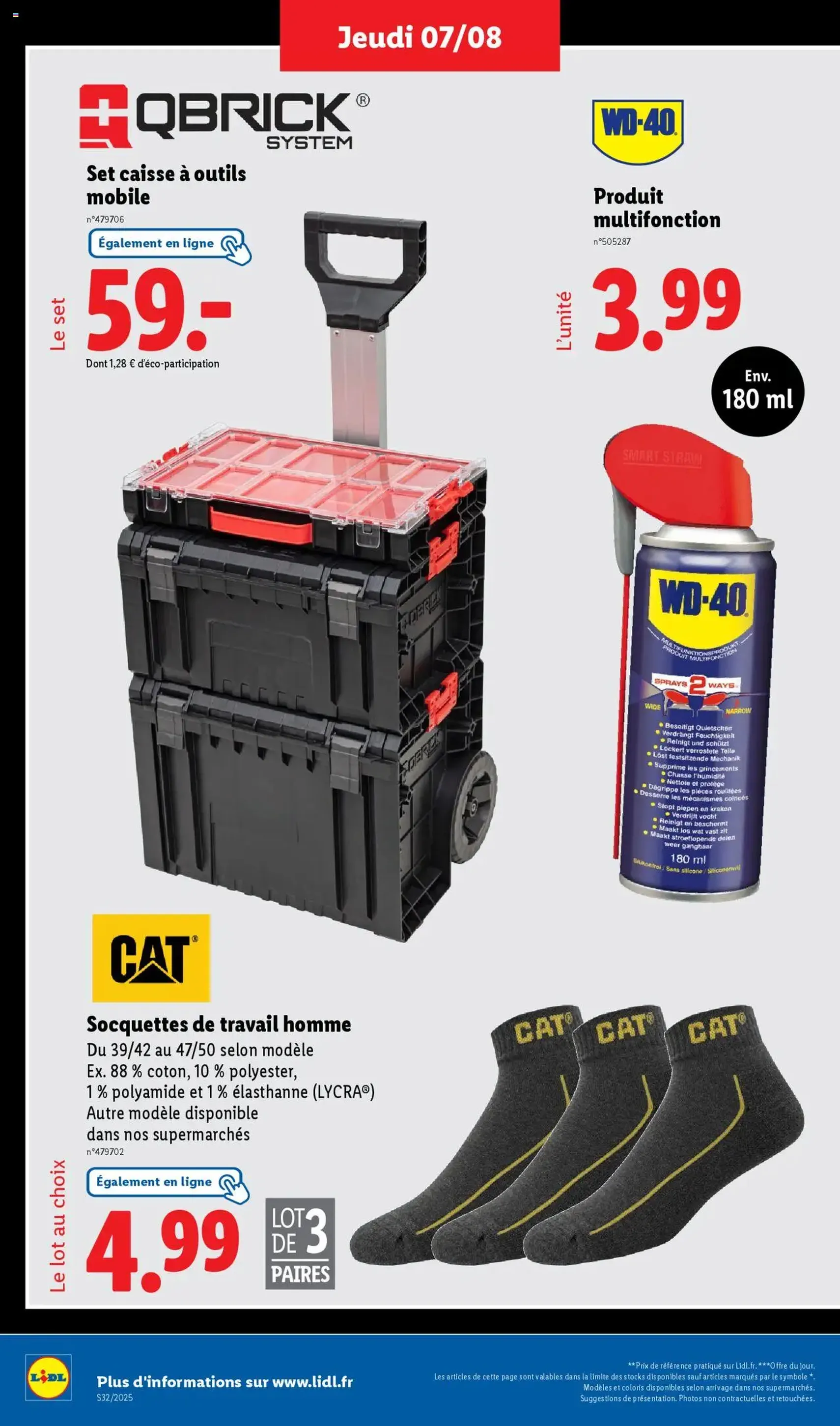 LIDL catalogue semaine 31 - brochure valable à partir du 07/08/2025, page 42 sur 76 LIDL catalogue semaine 31 - brochure valable à partir du 07/08/2025, page 42 sur 76