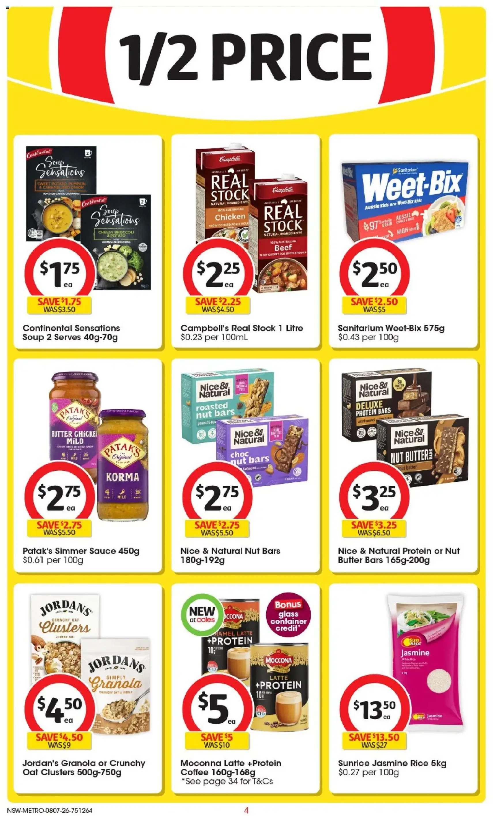 Coles catalogue - valid flyer from 08/07/2026, page 4 of 50