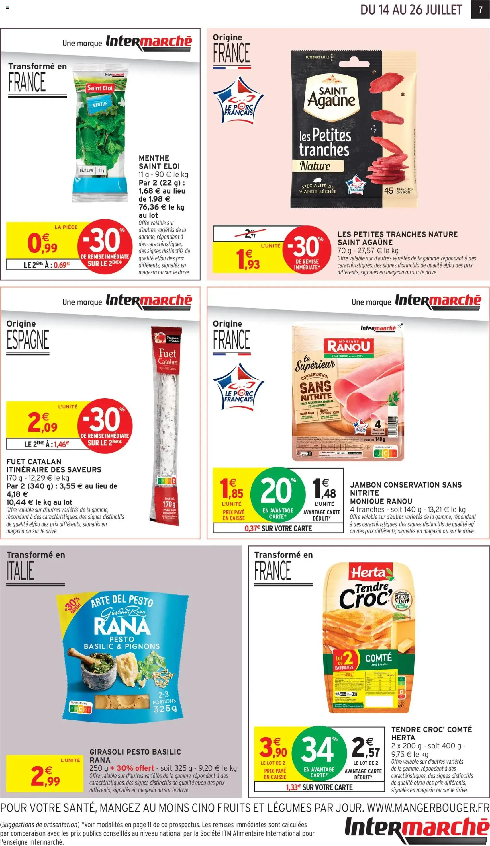 Intermarché catalogue - brochure valable à partir du 14/07/2026, page 7 sur 12