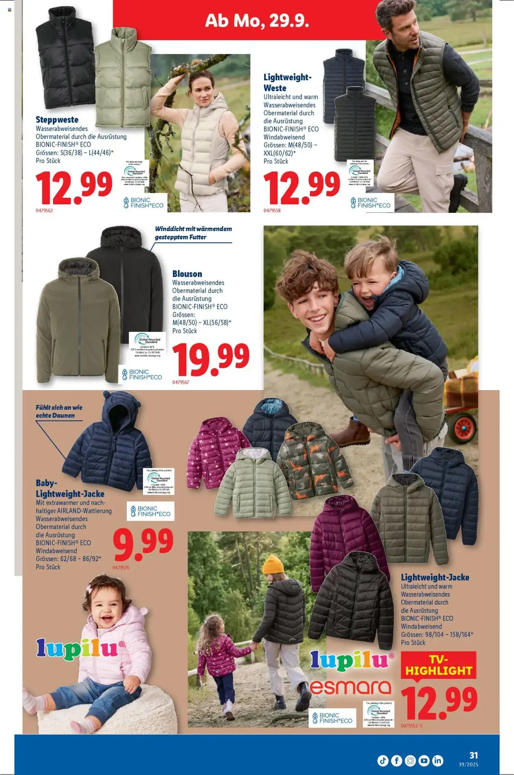 Lidl Aktionen - Gültiger Prospekt ab 25.09.2025, Seite 31 von insgesamt 32