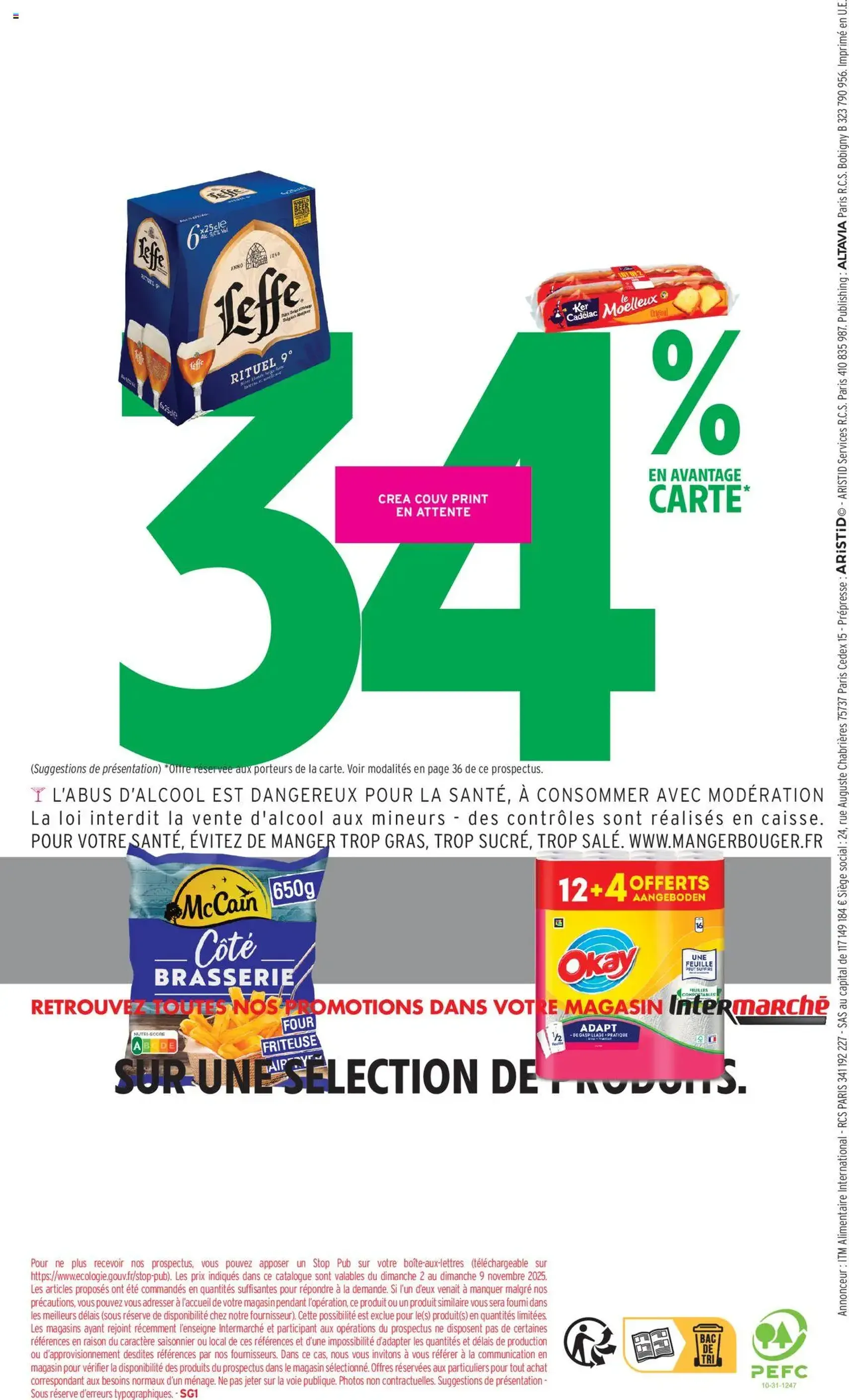 Intermarché catalogue semaine 44 - brochure valable à partir du 28/10/2025, page 28 sur 28 Intermarché catalogue semaine 44 - brochure valable à partir du 28/10/2025, page 28 sur 28