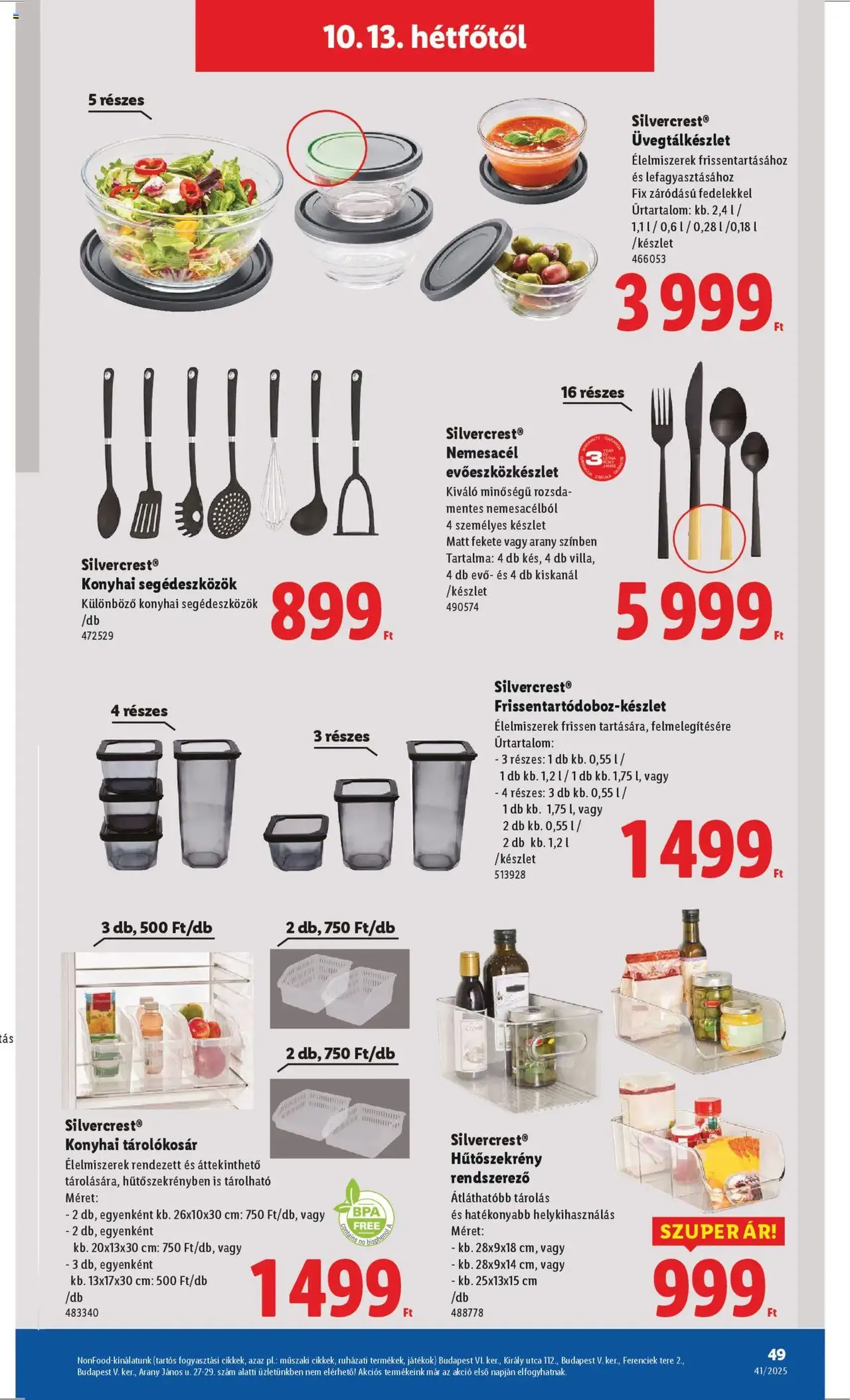 Lidl Akciós újság - 2025.10.09. érvényes szórólap 49 oldal 64 oldalból