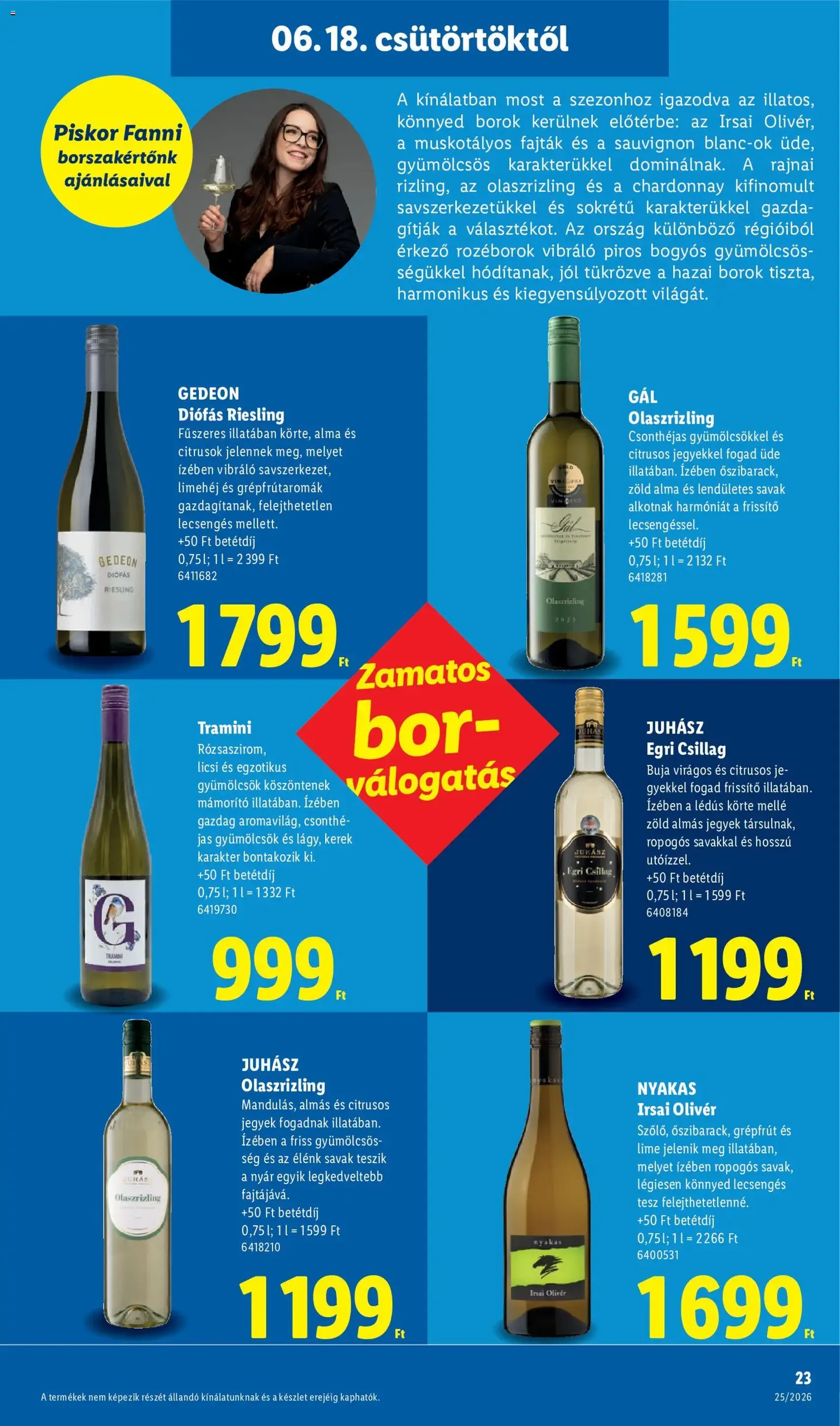 Lidl akciós újság - 2026.06.18. érvényes szórólap 23 oldal 78 oldalból