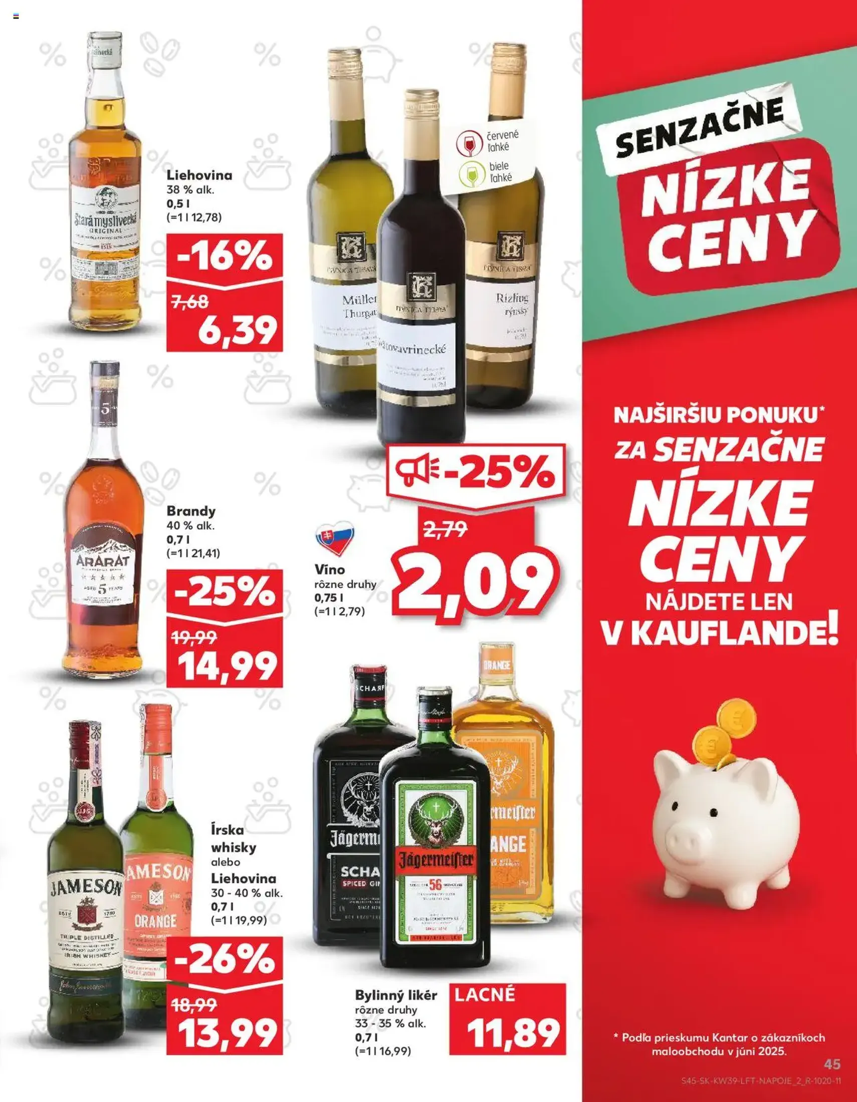 Kaufland Bratislava-Avion - platný leták od 25.09.2025 strana 45 z 78