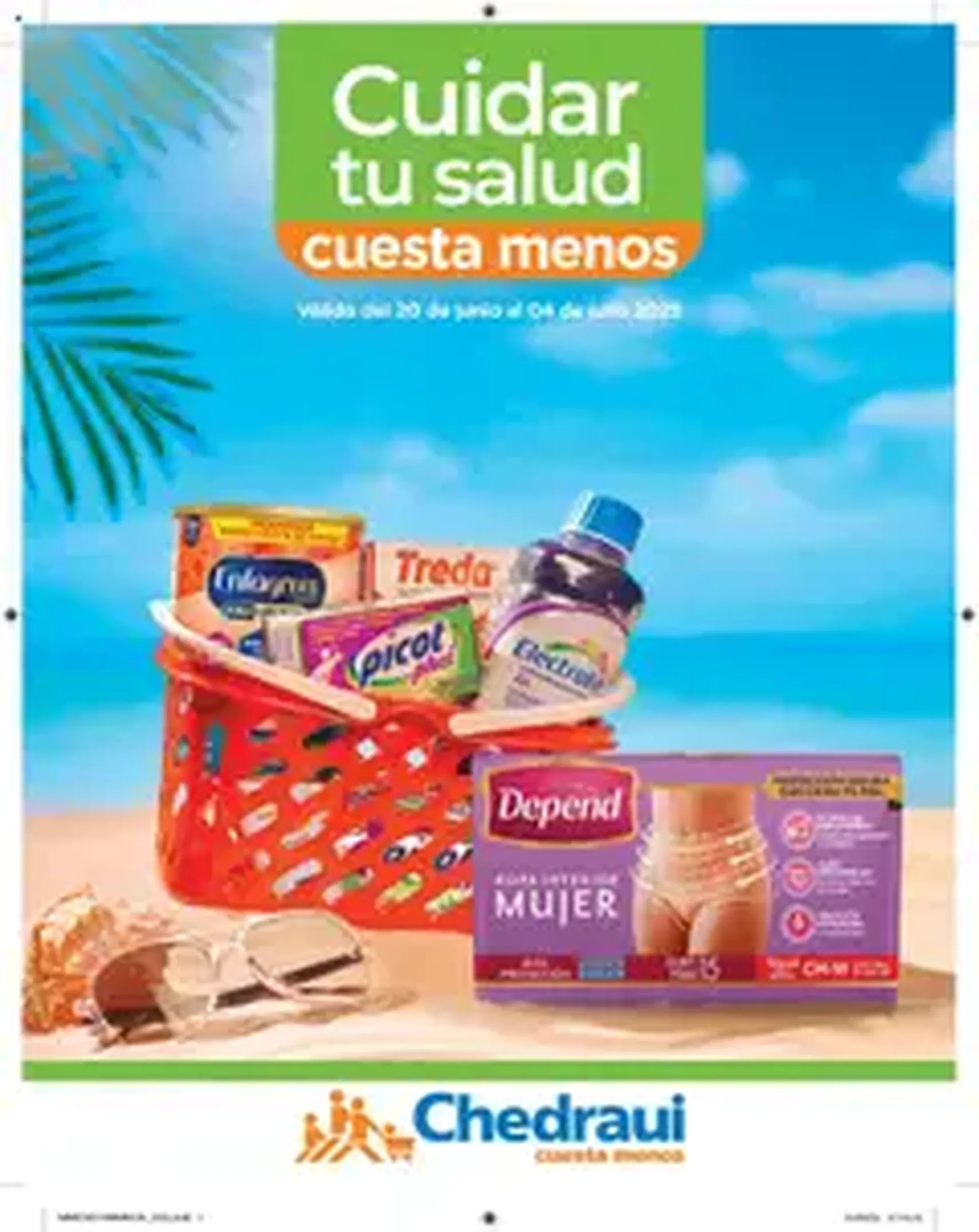 Chedraui folleto Marcas Farmacias 2025 - folleto válido desde 20/06/2025 página 1 de 1