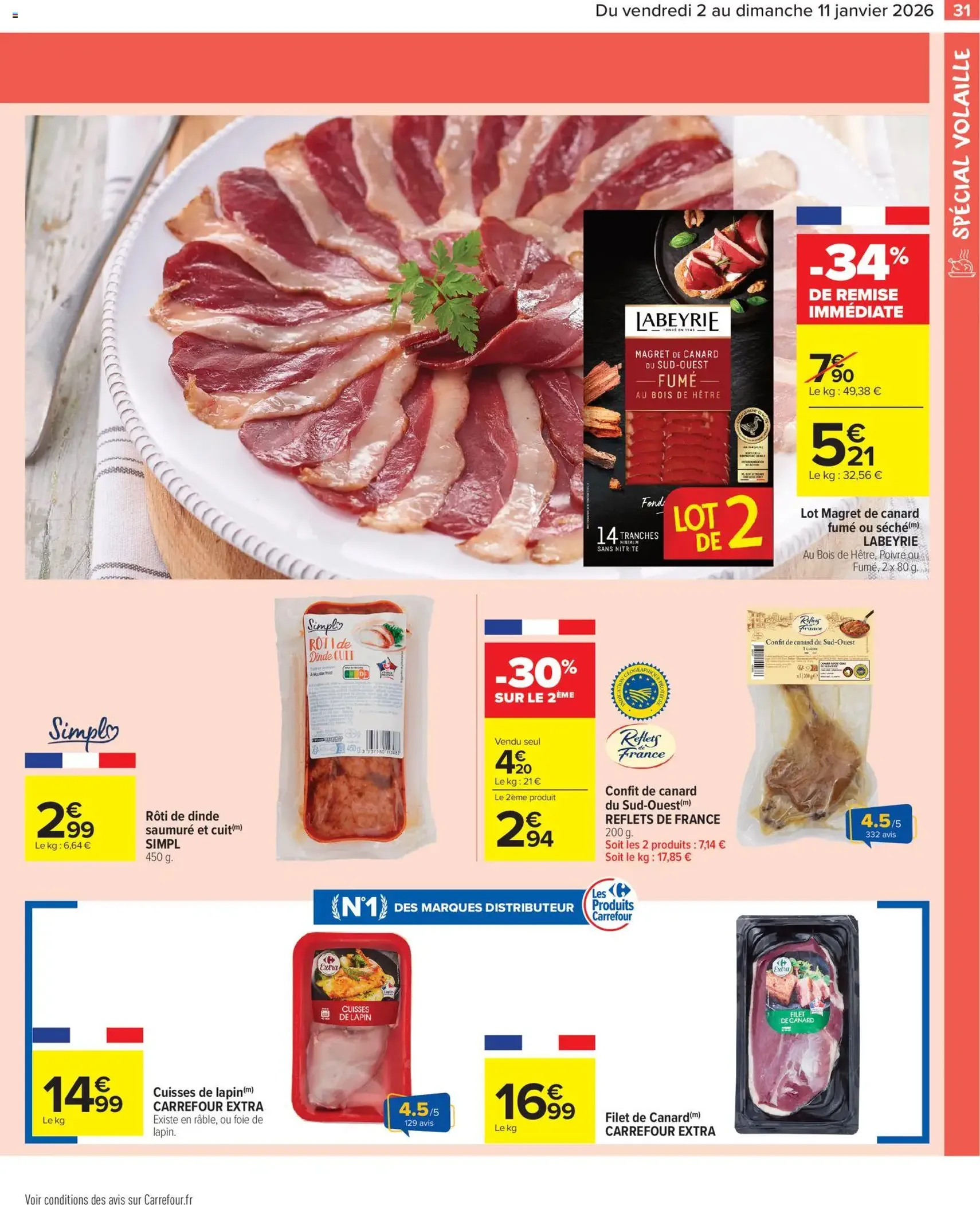 Carrefour Market catalogue semaine 1 - brochure valable à partir du 02/01/2026, page 33 sur 64