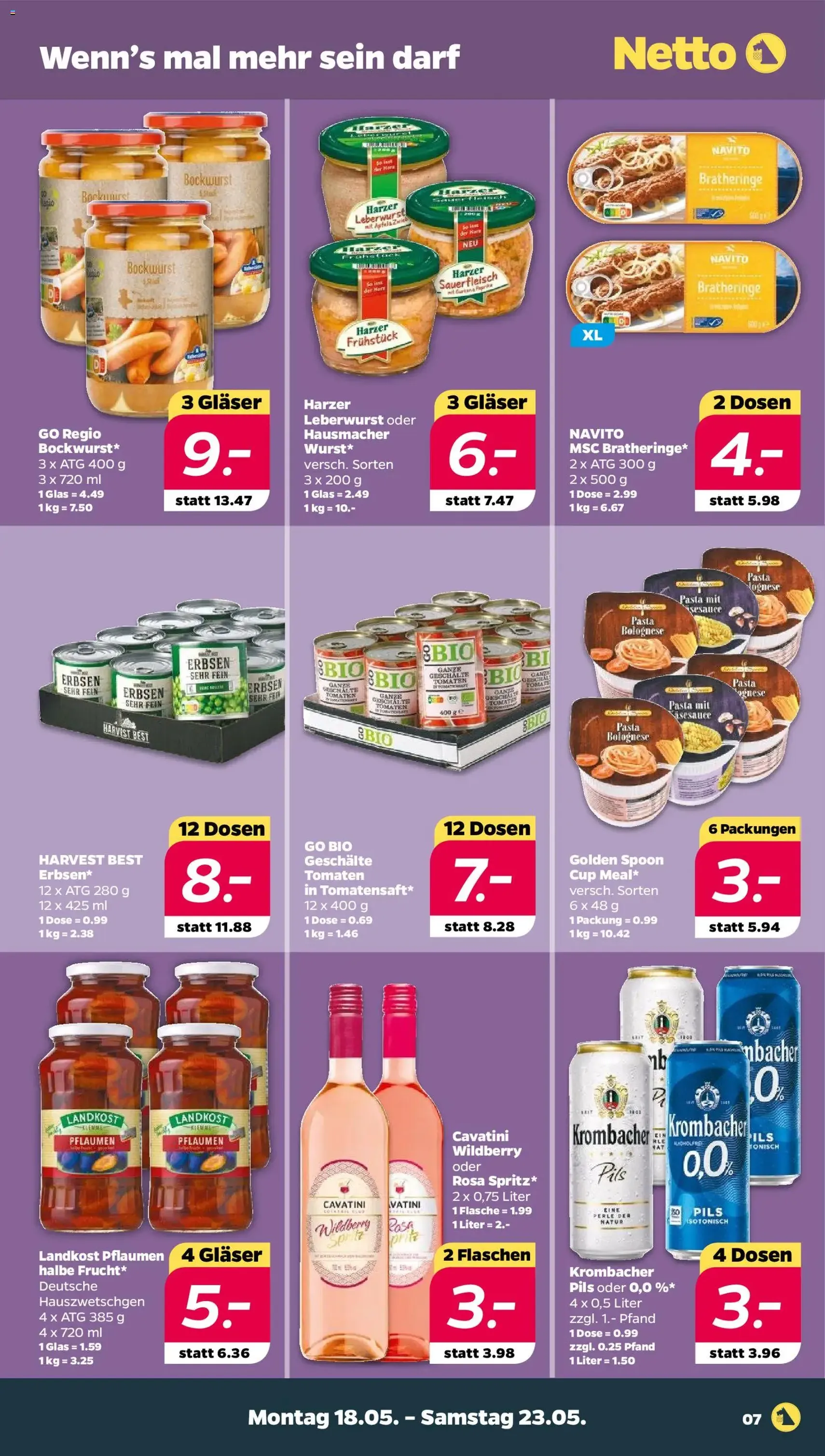 Netto Prospekt - Gültiger Prospekt ab 18.05.2026, Seite 7 von insgesamt 37