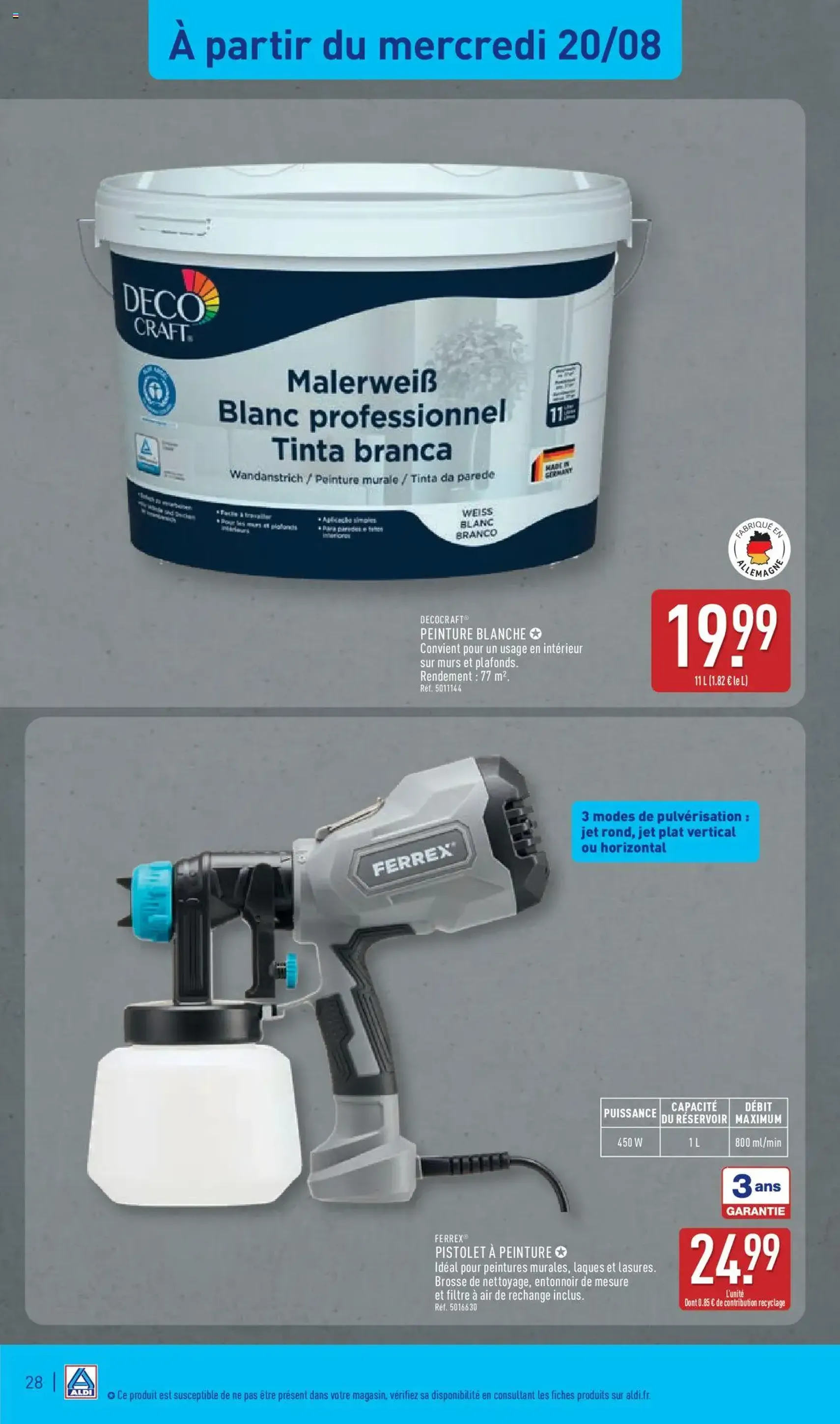 Aldi catalogue semaine 34 - brochure valable à partir du 19/08/2025, page 30 sur 43 Aldi catalogue semaine 34 - brochure valable à partir du 19/08/2025, page 30 sur 43