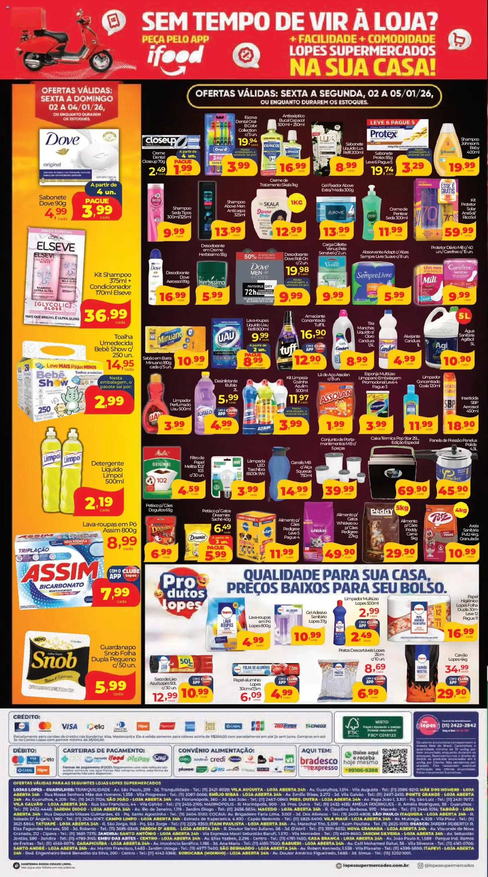 Lopes Supermercados - Ofertas da semana - folheto válido a partir de 02/01/2026 página 4 de 4