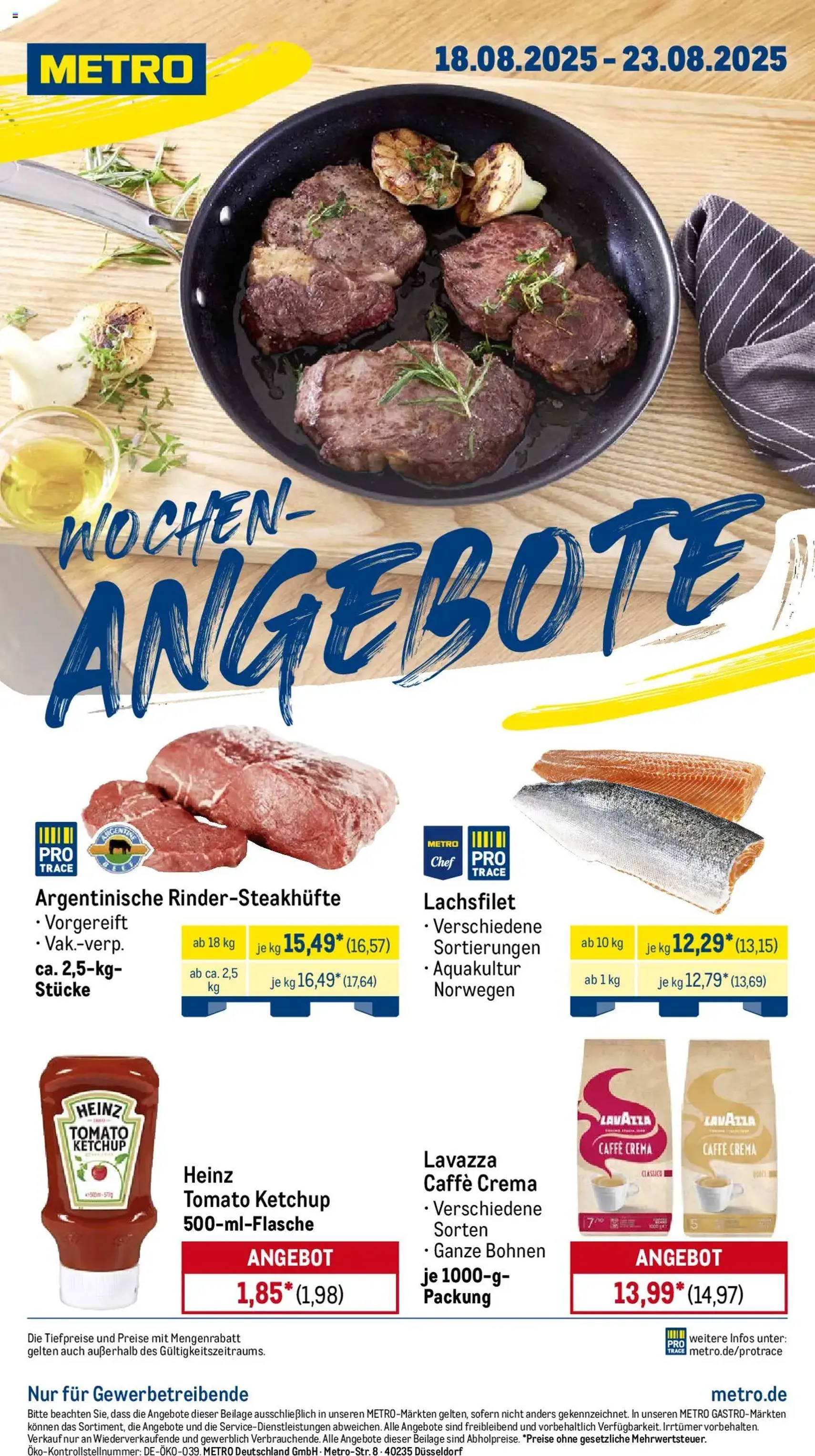 Metro Prospekt - Gültiger Prospekt ab 18.08.2025, Seite 1 von insgesamt 26 Metro Prospekt - Gültiger Prospekt ab 18.08.2025, Seite 1 von insgesamt 26