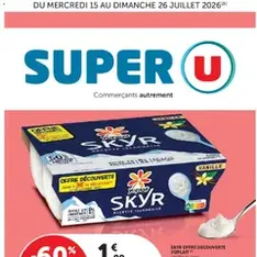Super U catalogue - Prévisualisation du catalogue valable à partir du 15/07/2026