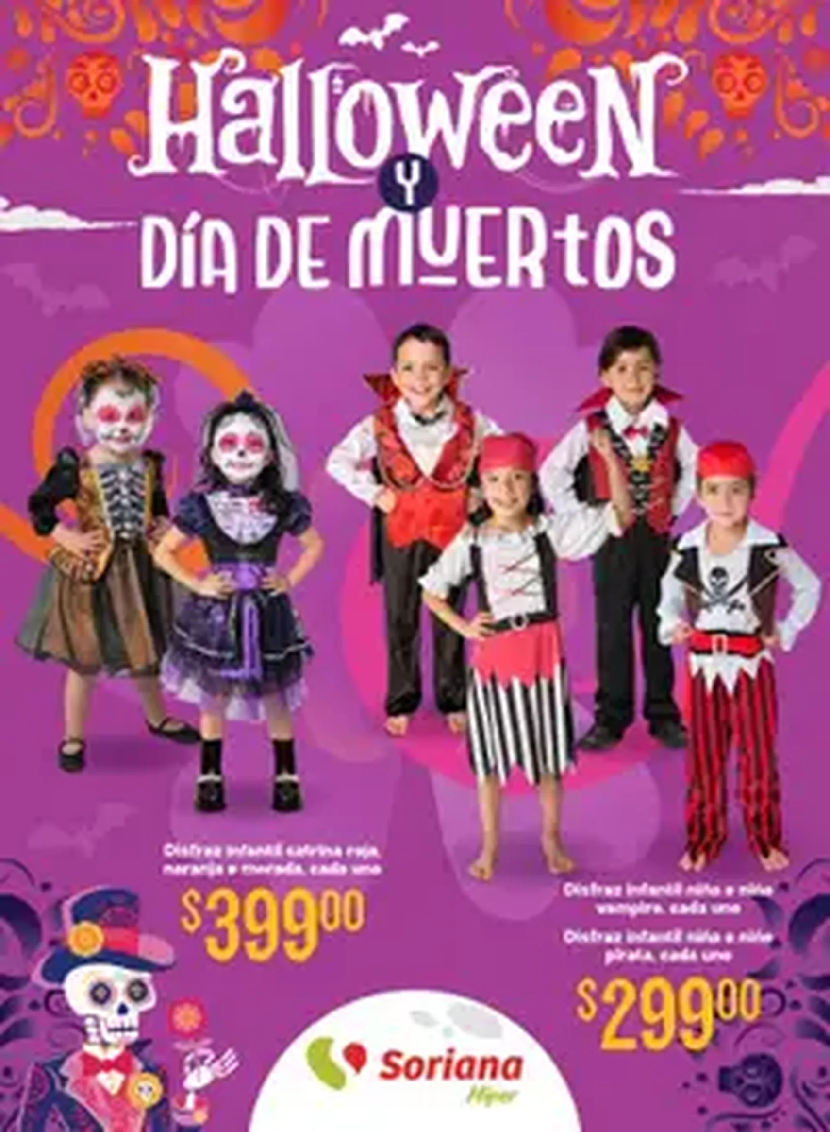 Soriana - Halloween y Día de muertos Híper Nacional - folleto válido desde 16/10/2025 página 1 de 1