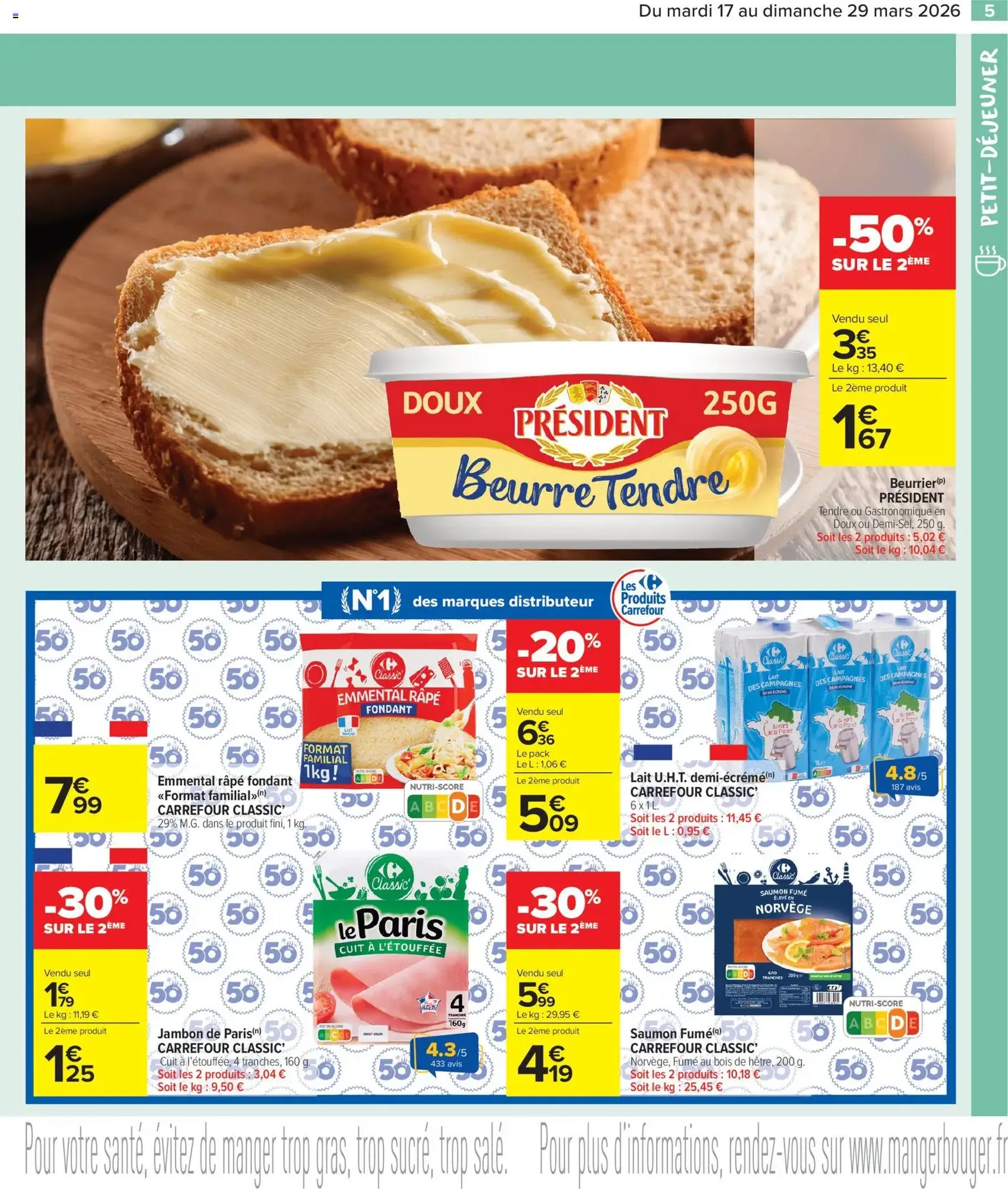 Carrefour Market Petit déjeuner - brochure valable à partir du 17/03/2026, page 7 sur 15