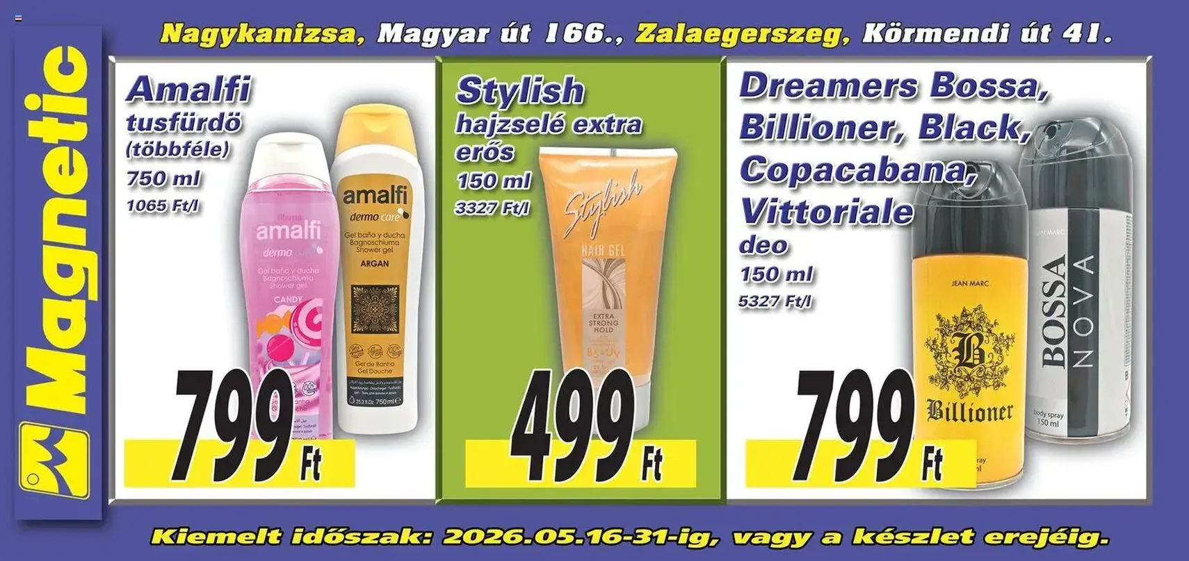 Magnetic Óriásplakátok - 2026.05.16. érvényes szórólap 2 oldal 6 oldalból