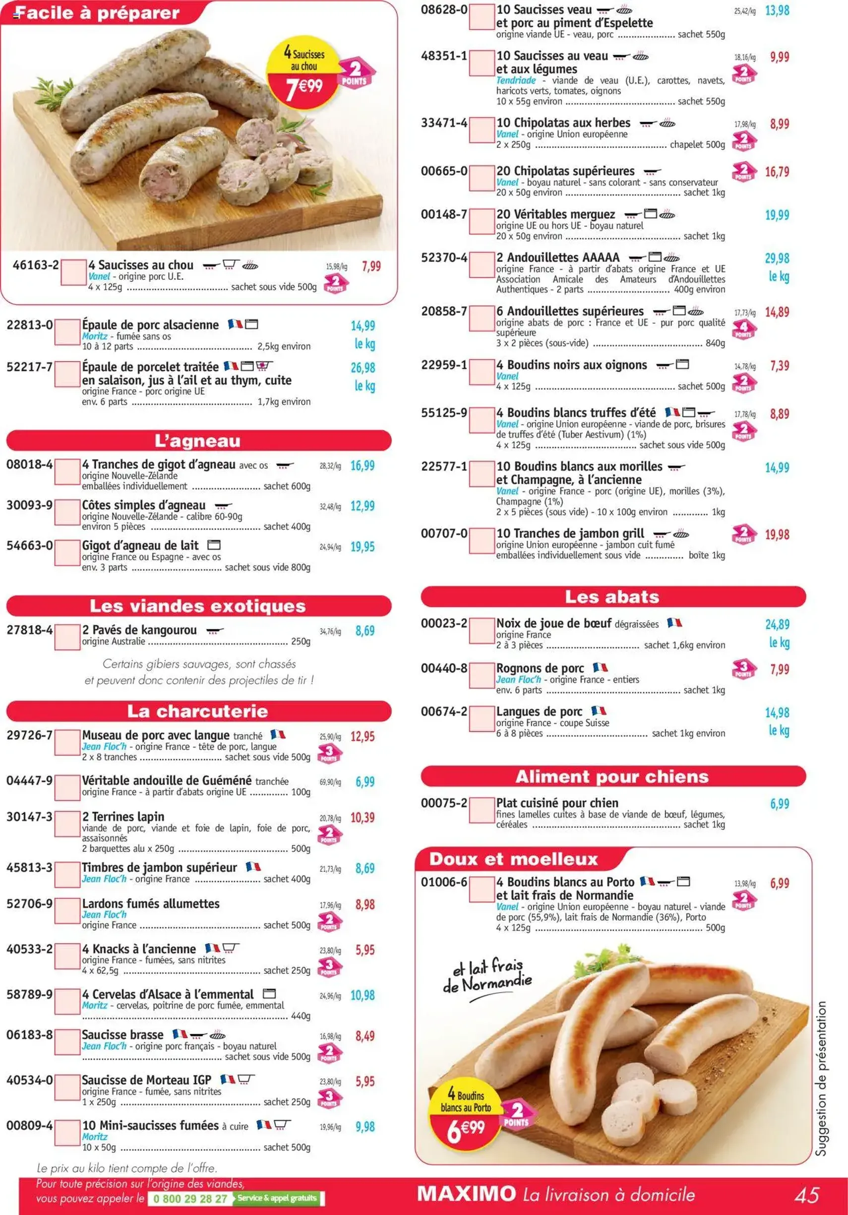 Maximo catalogue - brochure valable à partir du 29/08/2025, page 45 sur 64 Maximo catalogue - brochure valable à partir du 29/08/2025, page 45 sur 64