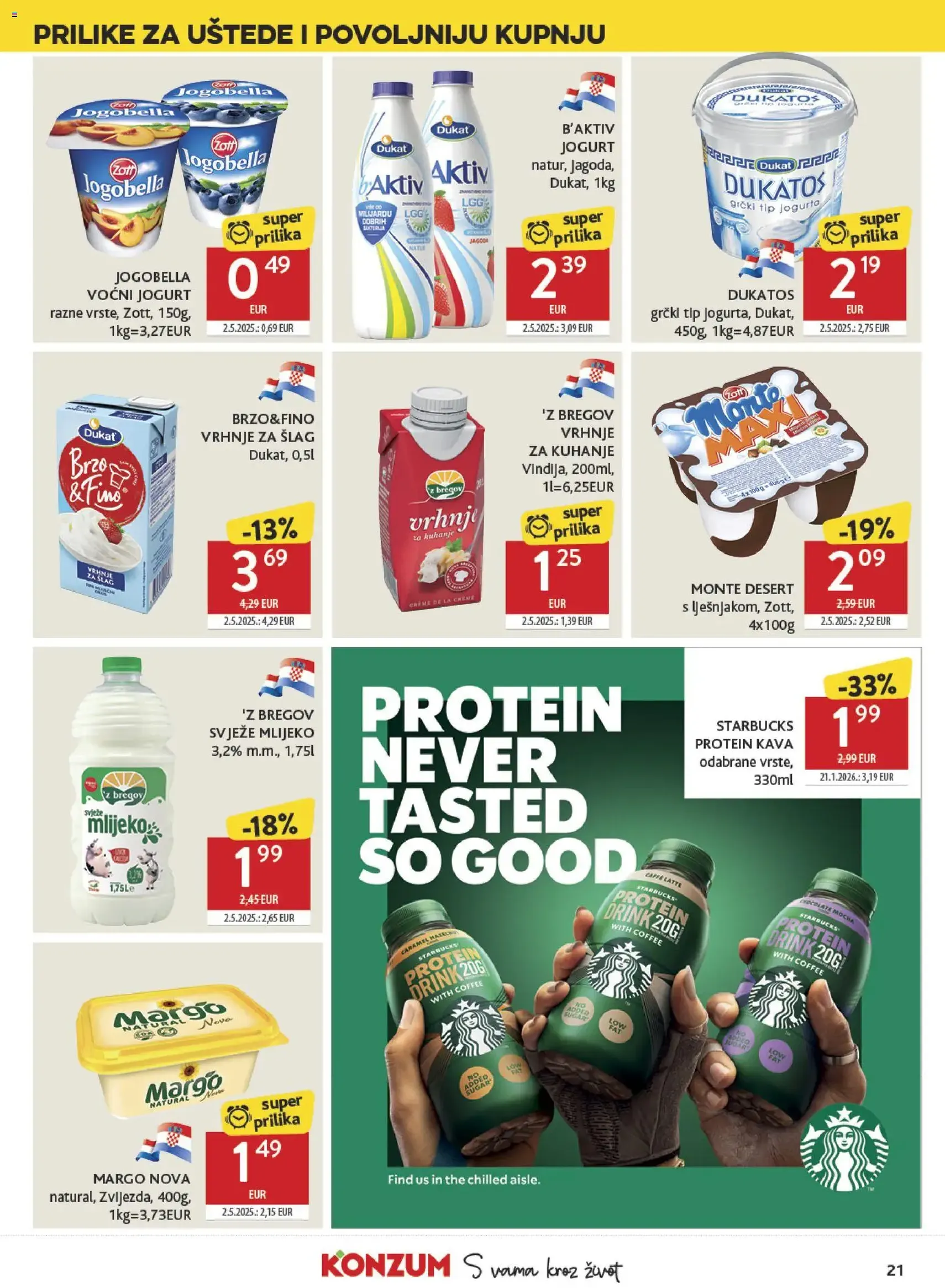 Konzum HR Akciós újság - 2026.02.25. érvényes szórólap 21 oldal 52 oldalból