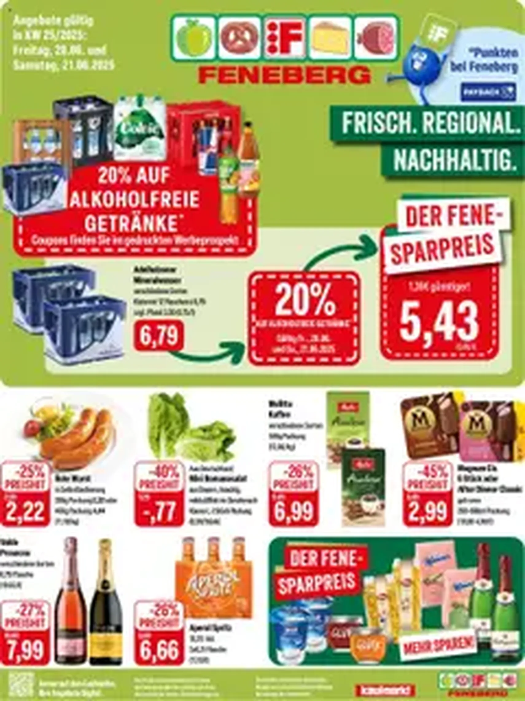 Feneberg Angebote - Gültiger Prospekt ab 20.06.2025, Seite 1 von insgesamt 1