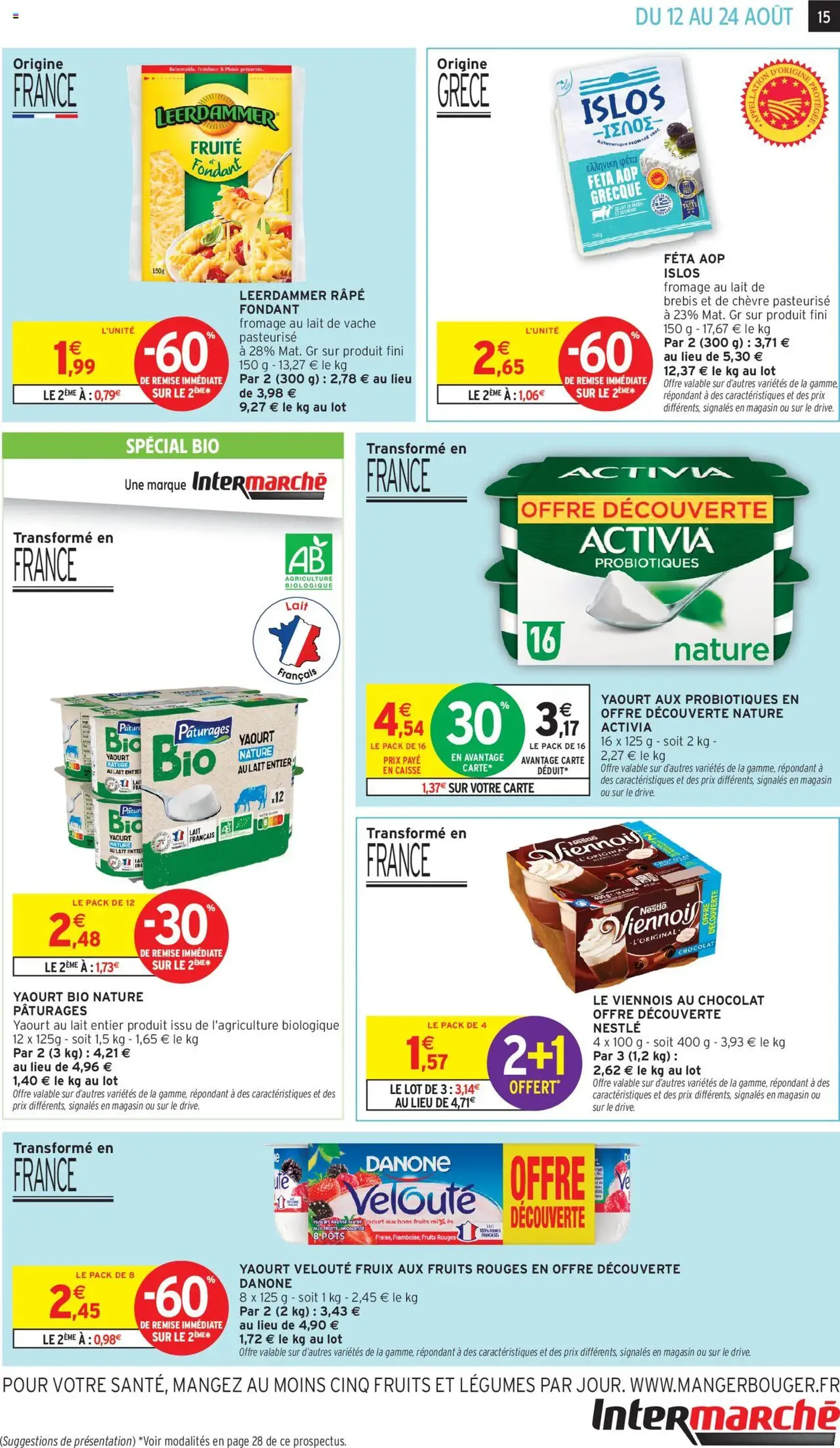 Intermarché catalogue semaine 32 - brochure valable à partir du 12/08/2025, page 15 sur 40
