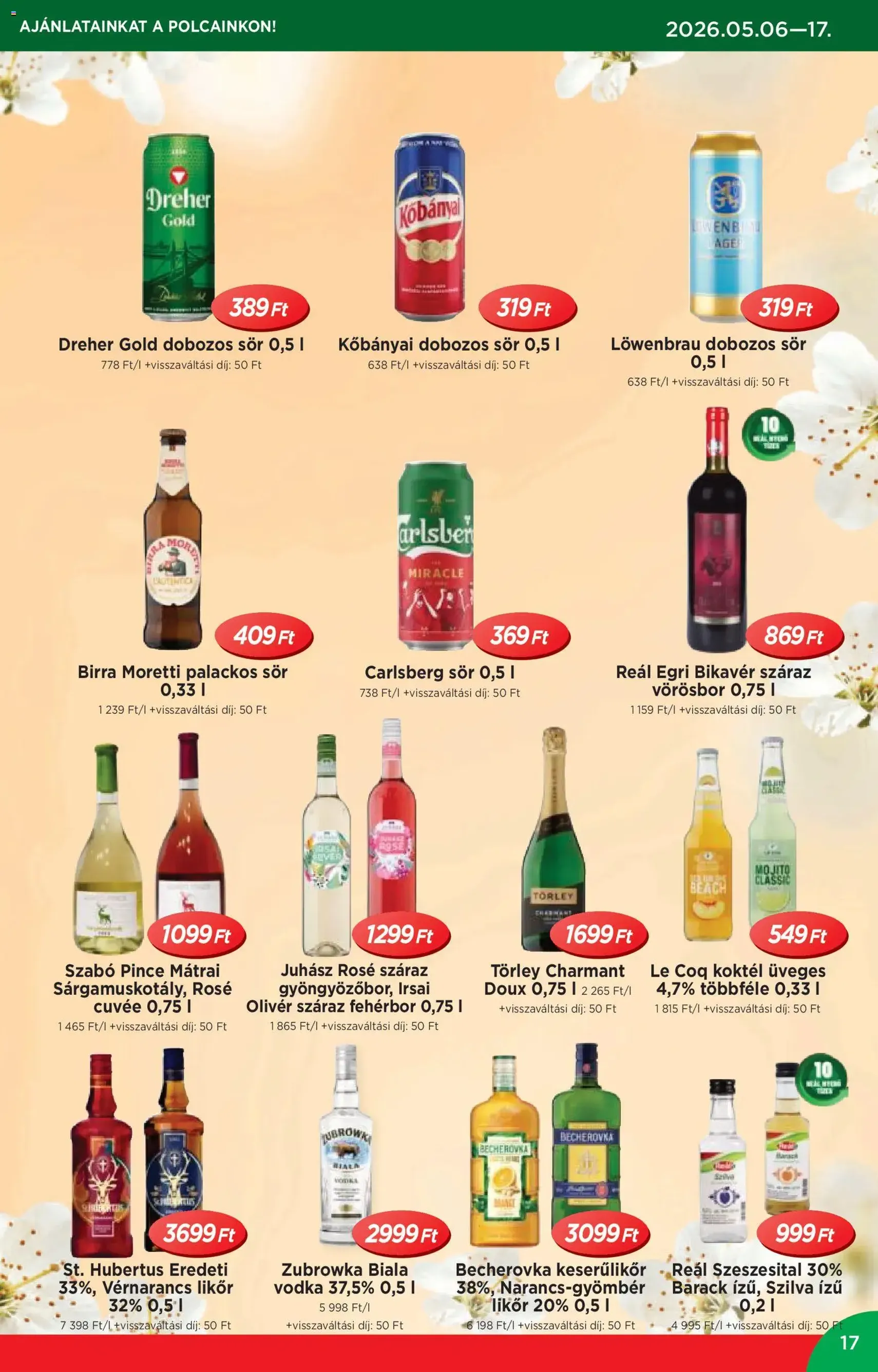 Reál akciós újság - 2026.05.06. érvényes szórólap 17 oldal 20 oldalból