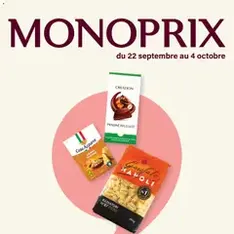 Monoprix catalogue - Prévisualisation du catalogue valable à partir du 22/09/2026