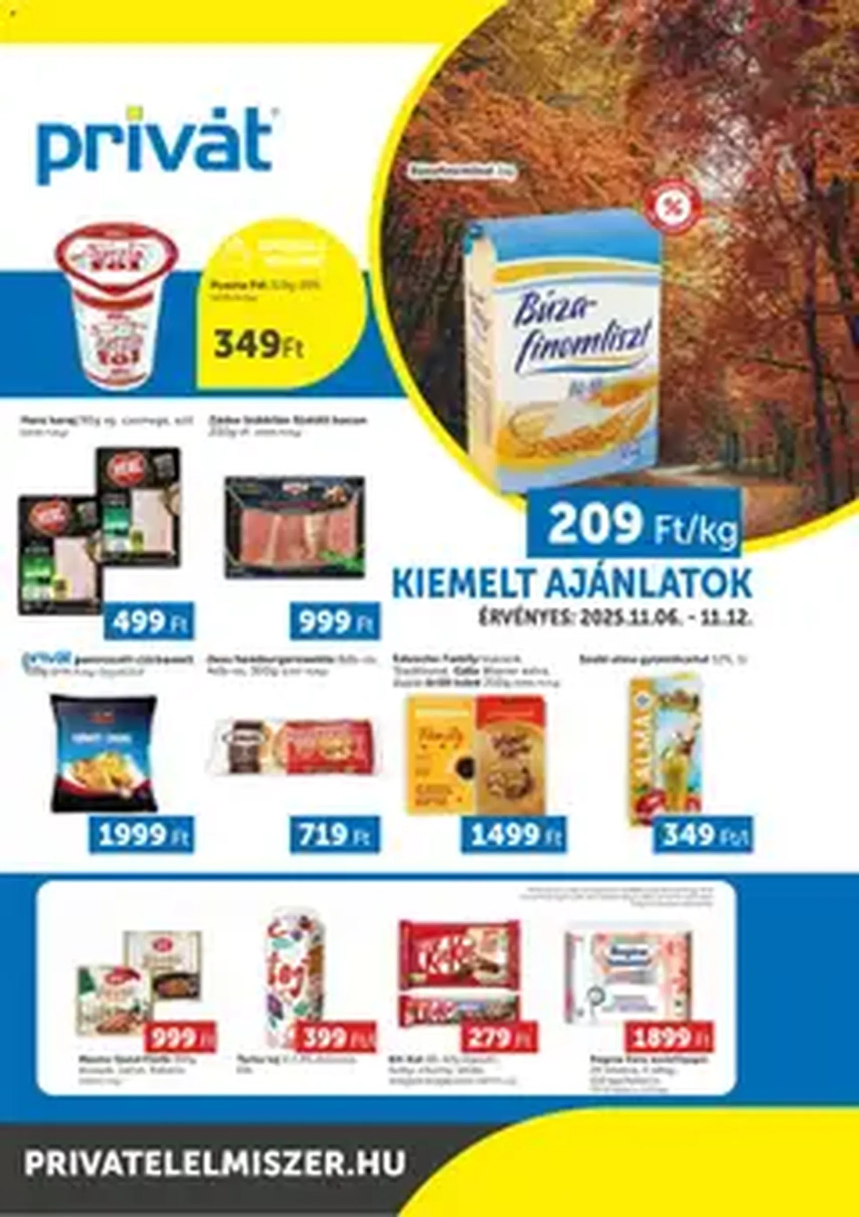 PRIVÁT Akciós újság - 2025.11.06. érvényes szórólap 1 oldal 1 oldalból