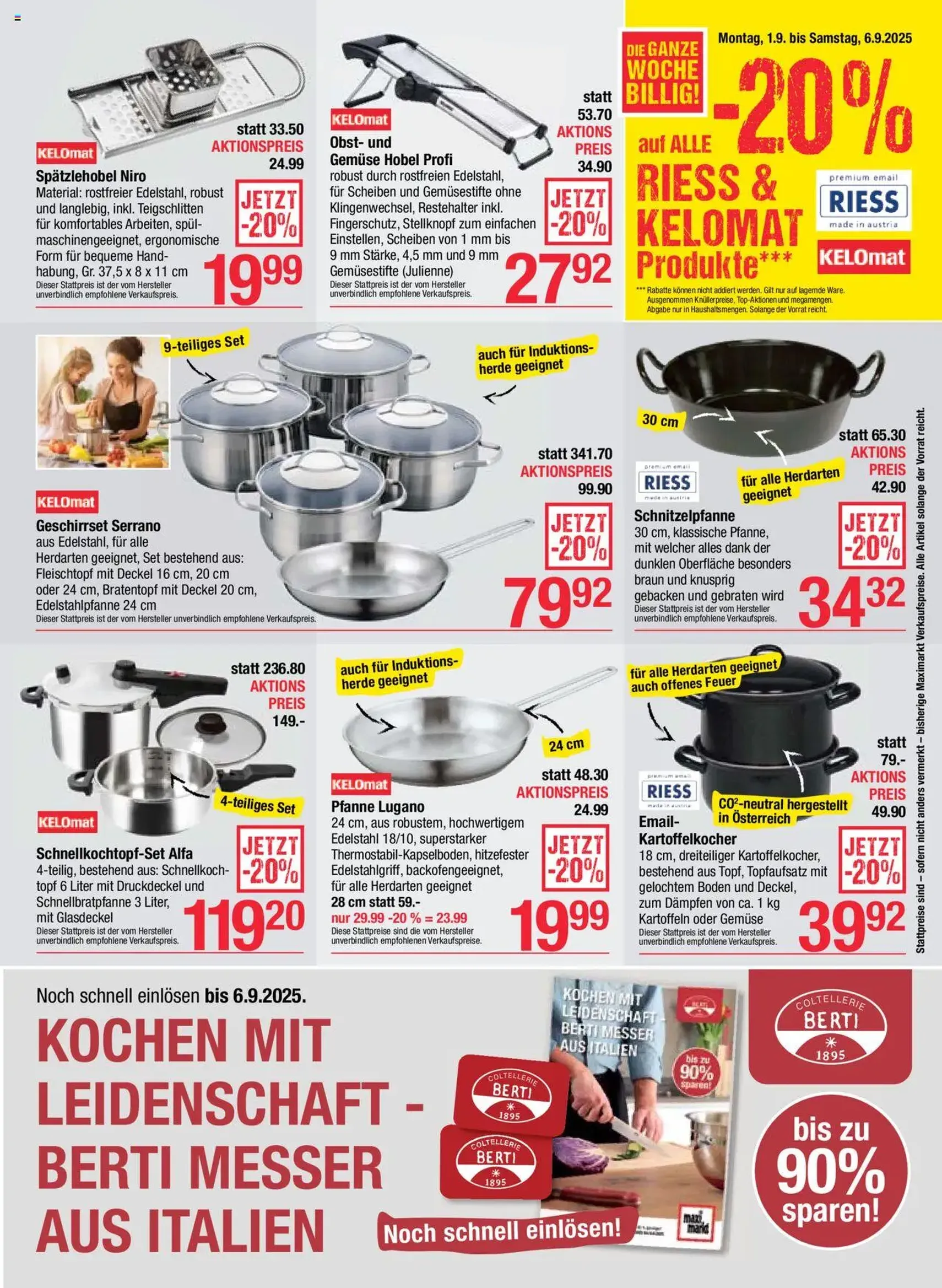 Maximarkt Flugblatt - Gültiger Prospekt ab 01.09.2025, Seite 17 von insgesamt 24 Maximarkt Flugblatt - Gültiger Prospekt ab 01.09.2025, Seite 17 von insgesamt 24