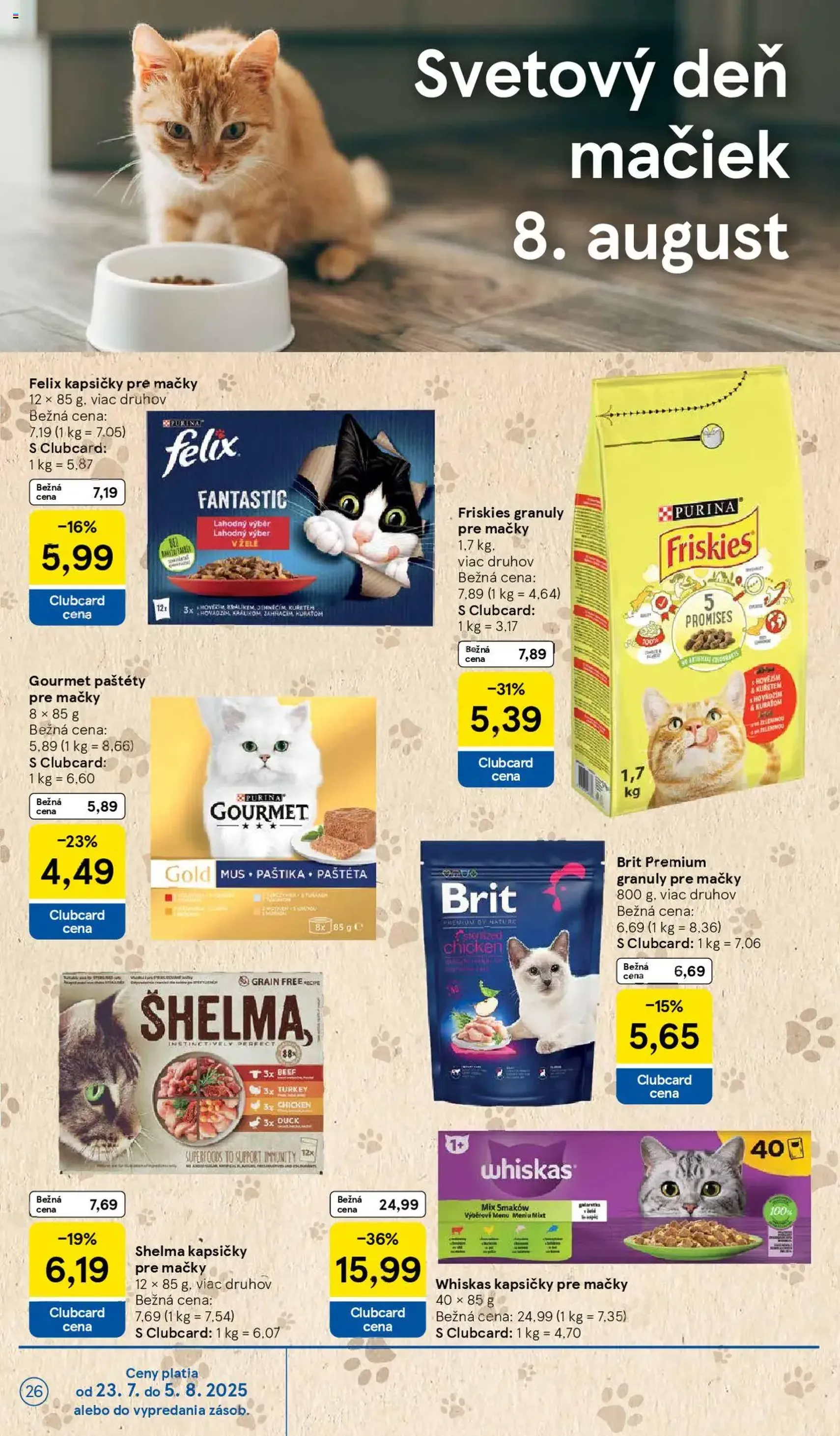 Tesco Hypermarket - leták - platný leták od 23.07.2025 strana 26 z 37 Tesco Hypermarket - leták - platný leták od 23.07.2025 strana 26 z 37