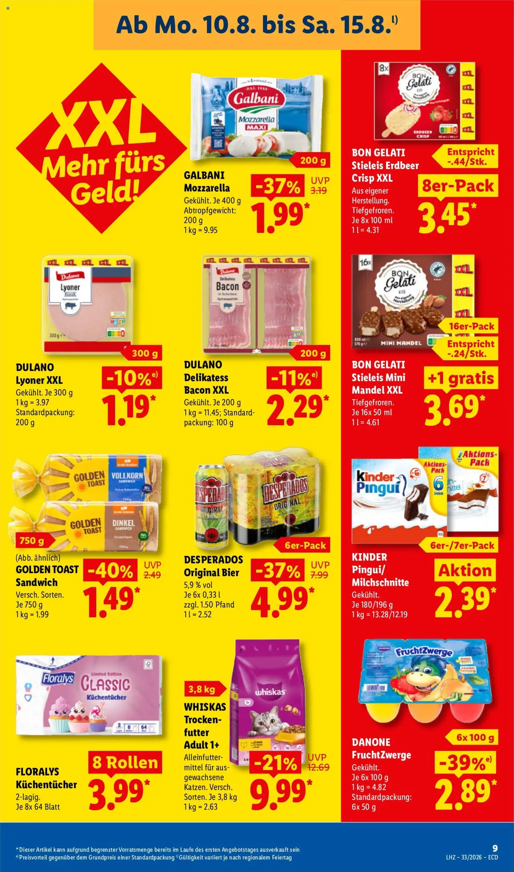 Lidl Prospekt - Gültiger Prospekt ab 10.08.2026, Seite 21 von insgesamt 73