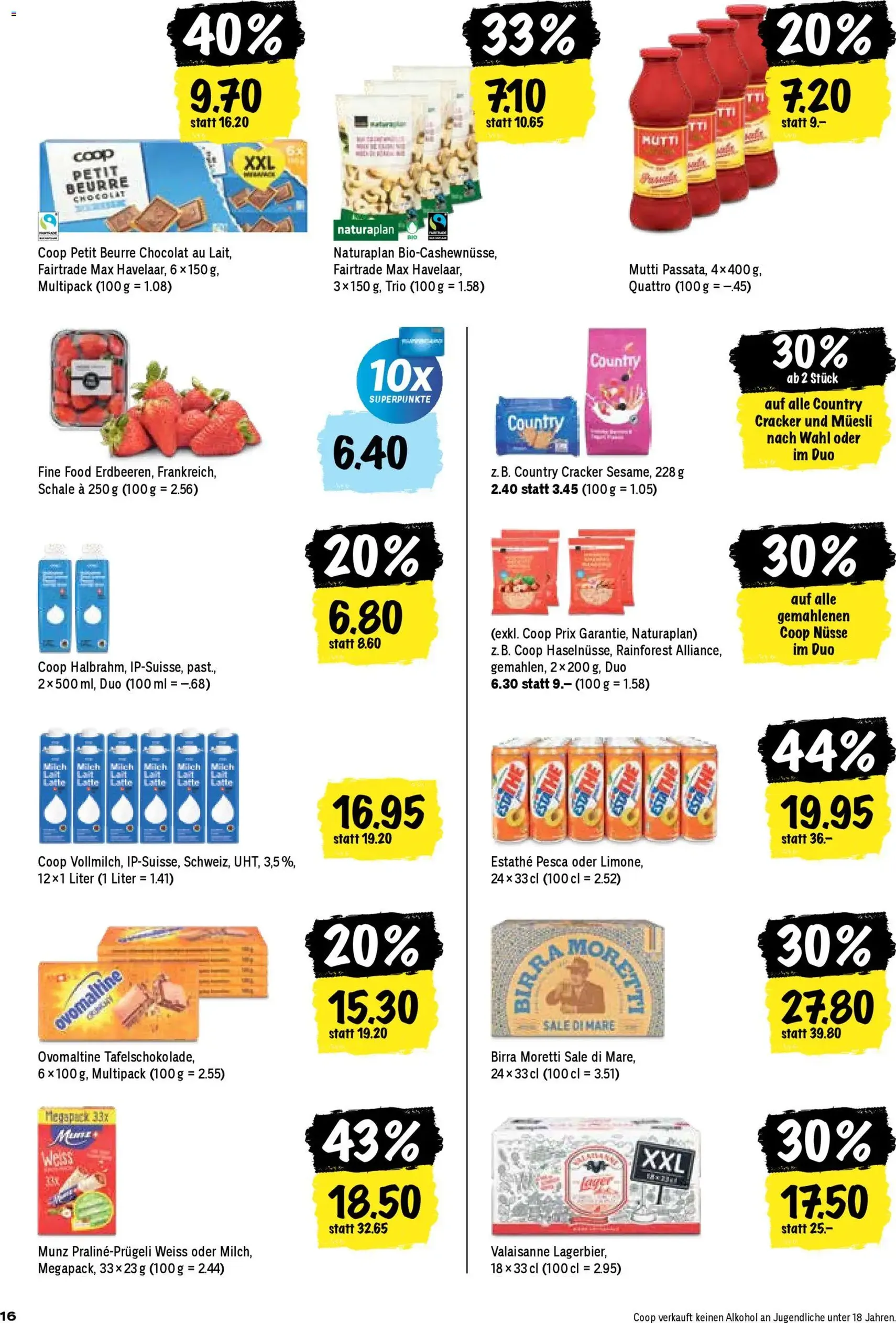Coop aktionen - Gültiger Prospekt ab 16.04.2026, Seite 16 von insgesamt 24