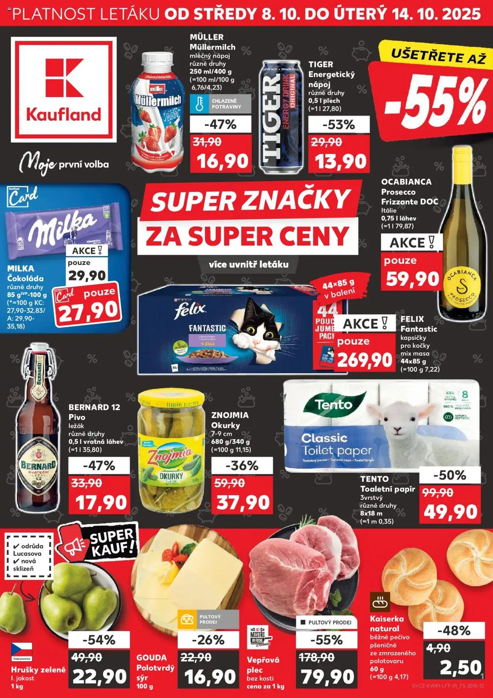 Kaufland leták - platný leták od 08.10.2025 strana 1 z 90
