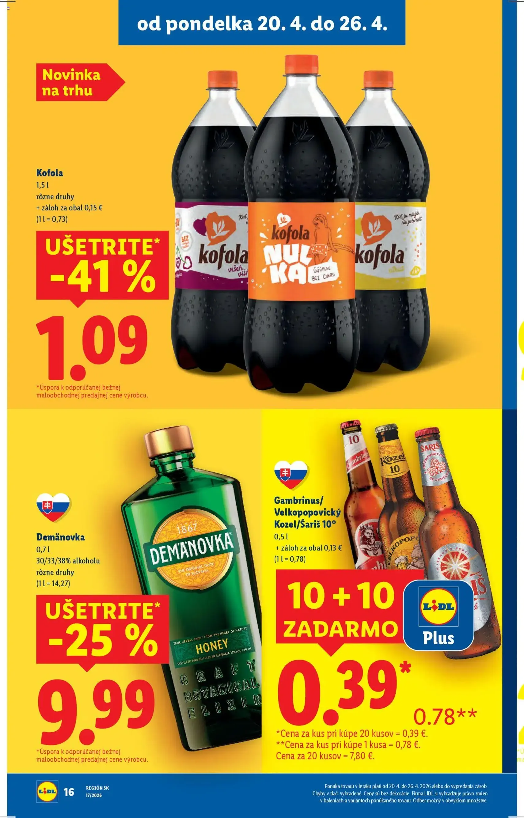 Lidl leták - platný leták od 20.04.2026 strana 16 z 99